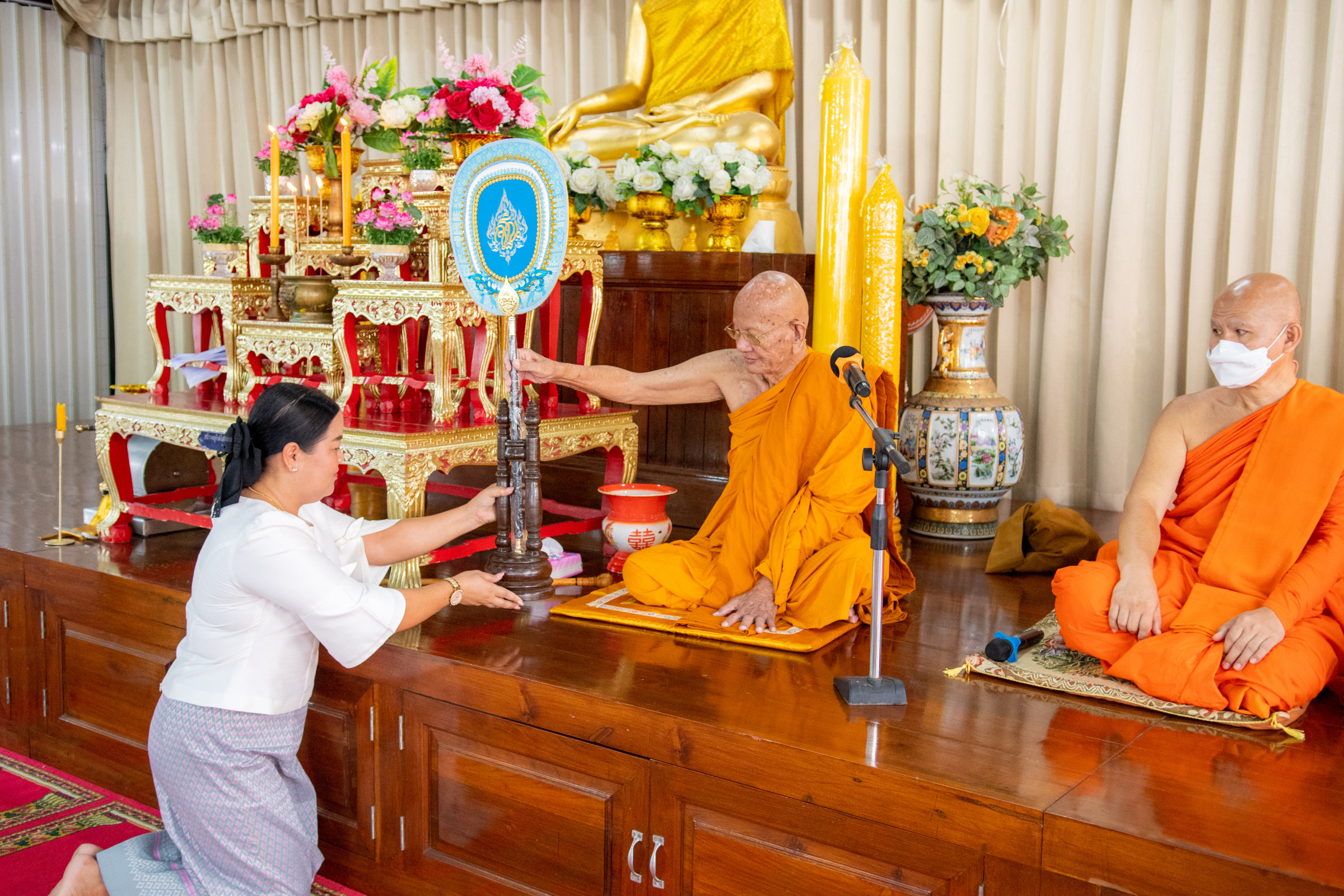 ภาพร่วมพิธีกรรมวัดดิสหงษาราม