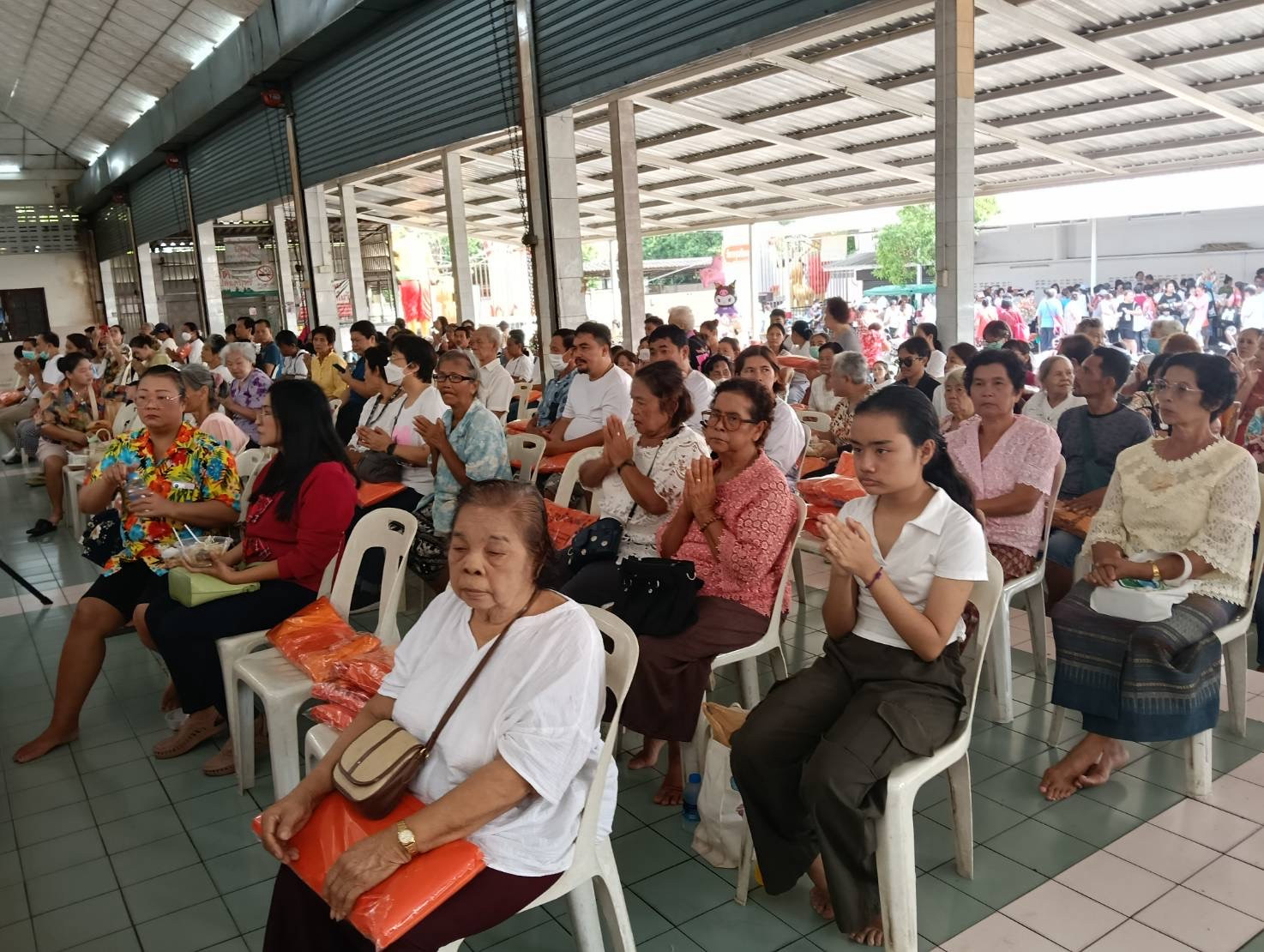 ภาพร่วมพิธีกรรมวัดบางขุนเทียนนอก