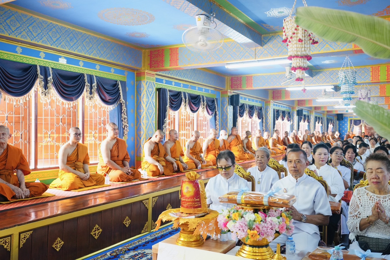 ภาพร่วมพิธีกรรมวัดเวฬุวนาราม