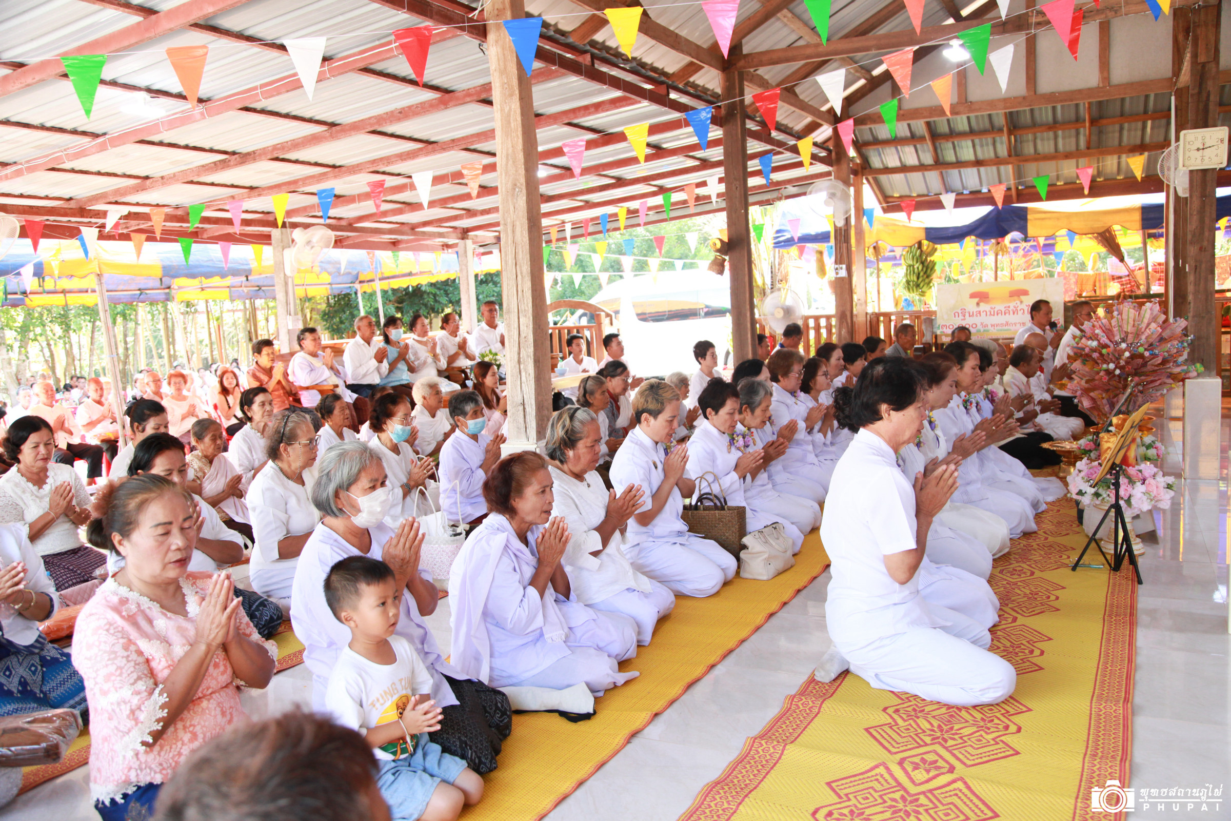 ภาพร่วมพิธีกรรมสำนักสงฆ์เวมัตตา
