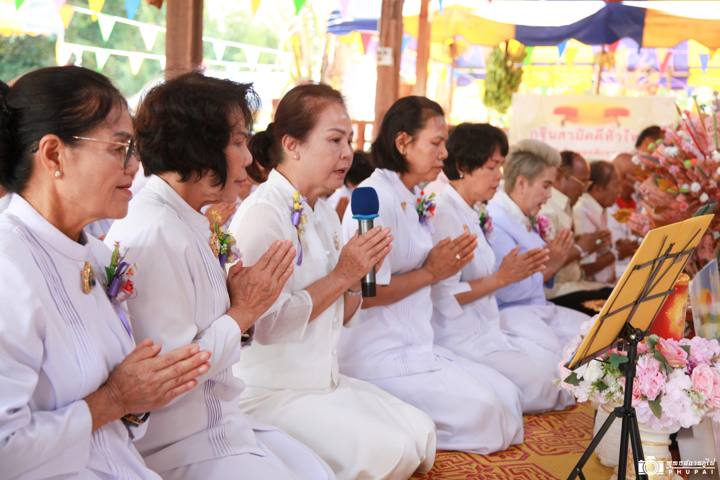 ภาพร่วมพิธีกรรมสำนักสงฆ์เวมัตตา