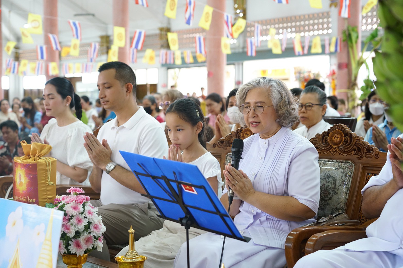 ภาพกล่าวคำถวายกฐินวัดอยู่ดีบำรุงธรรม