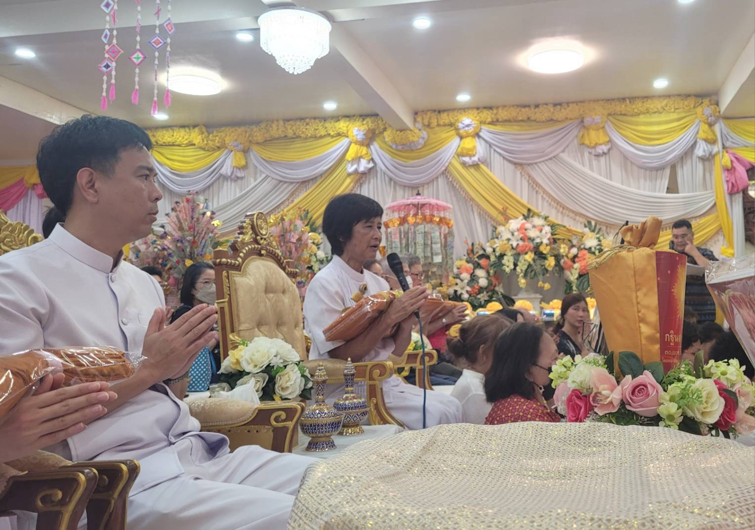 ภาพกล่าวคำถวายกฐินวัดเจ้ามูล