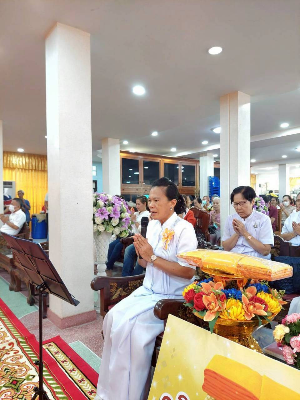 ภาพกล่าวคำถวายกฐินวัดพรหมสุวรรณสามัคคี