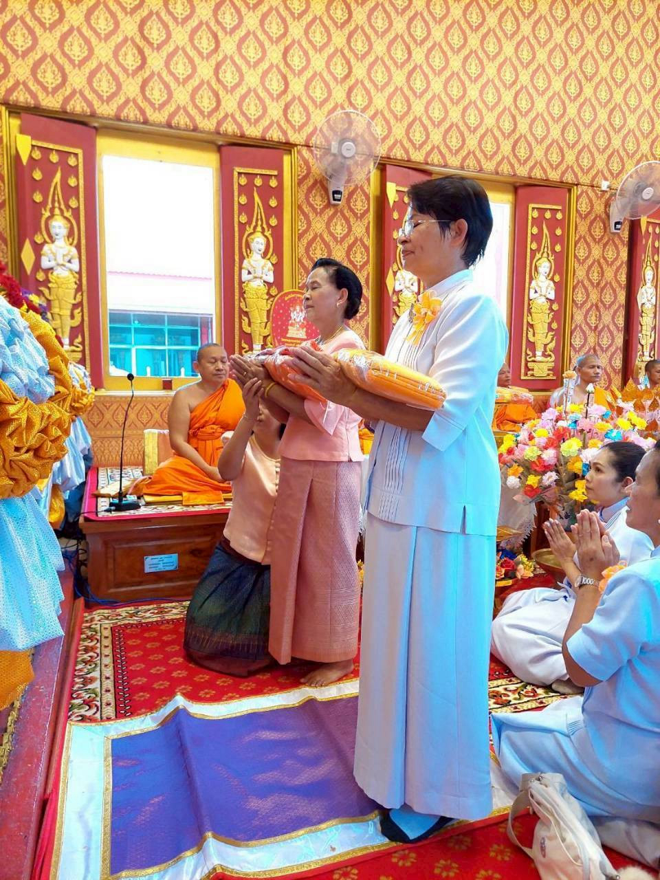 ภาพร่วมพิธีกรรมวัดพรหมสุวรรณสามัคคี