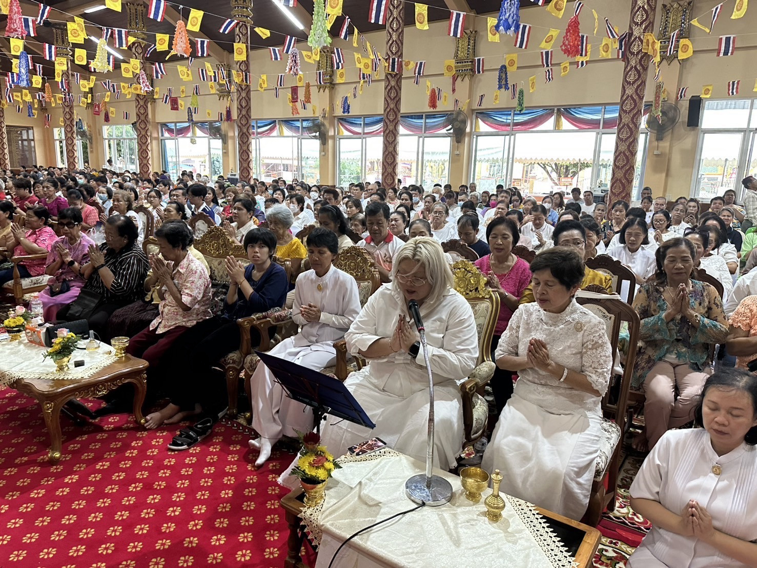 ภาพกล่าวคำถวายกฐินวัดราชวรินทร์