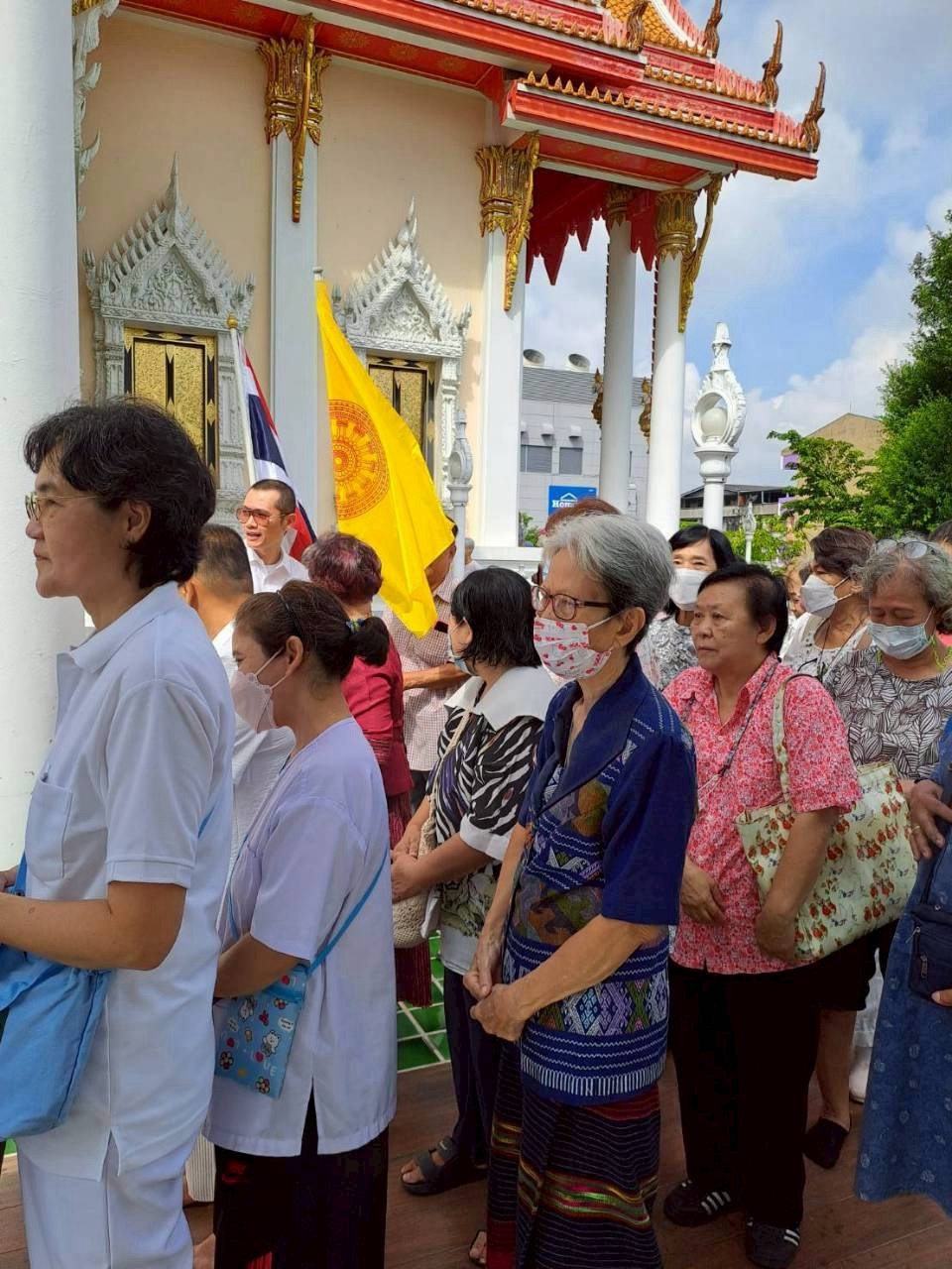ภาพร่วมพิธีกรรมวัดโพธิ์เรียง