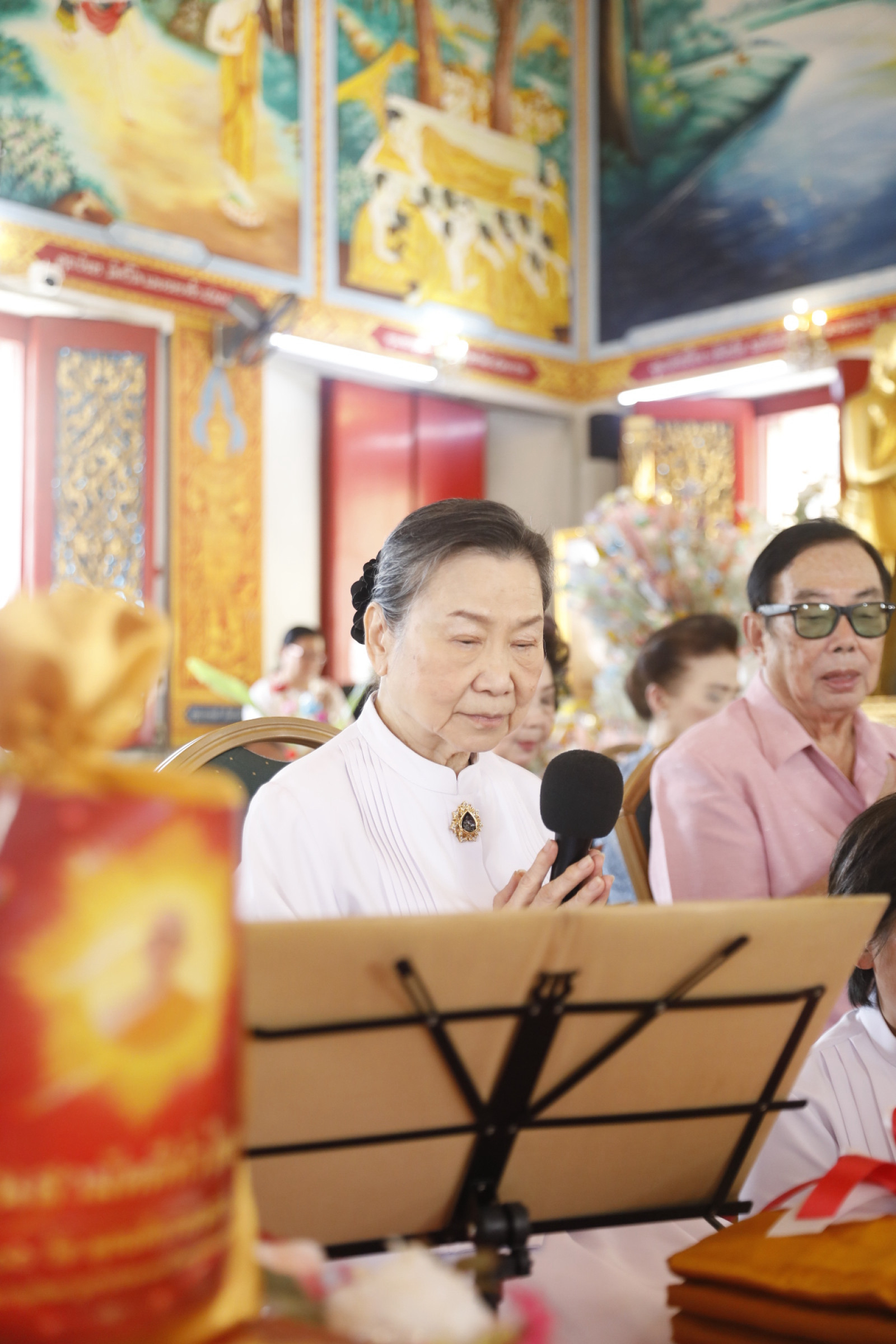 ภาพกล่าวคำถวายกฐินวัดแก้วแจ่มฟ้า