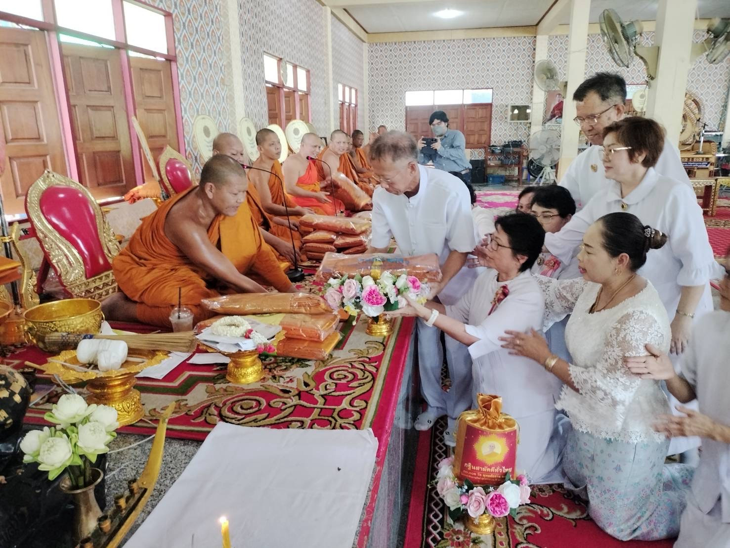 ภาพร่วมพิธีกรรมวัดวิบูลย์ธรรมาราม