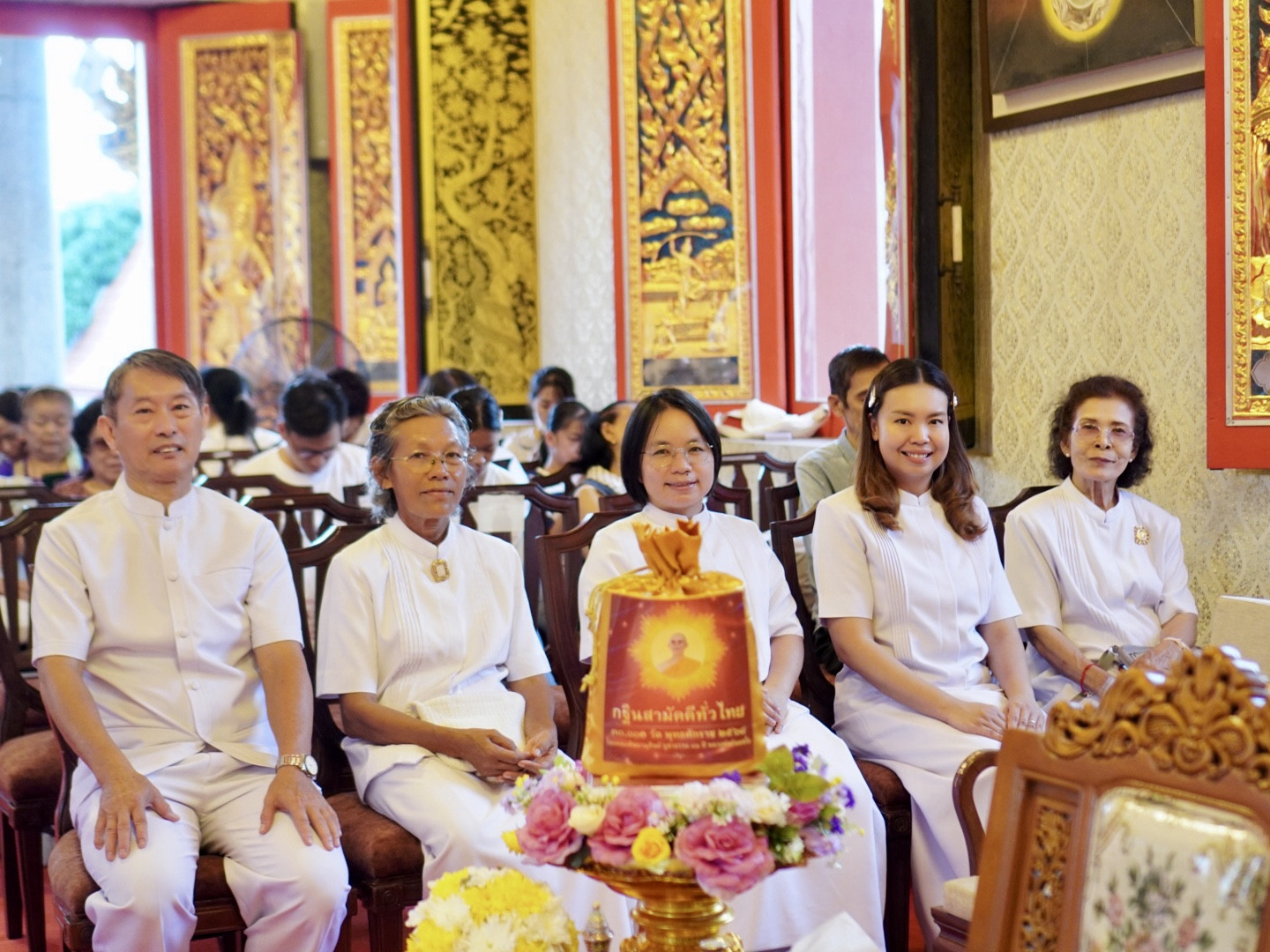 ภาพร่วมพิธีกรรมวัดสุทธิวราราม