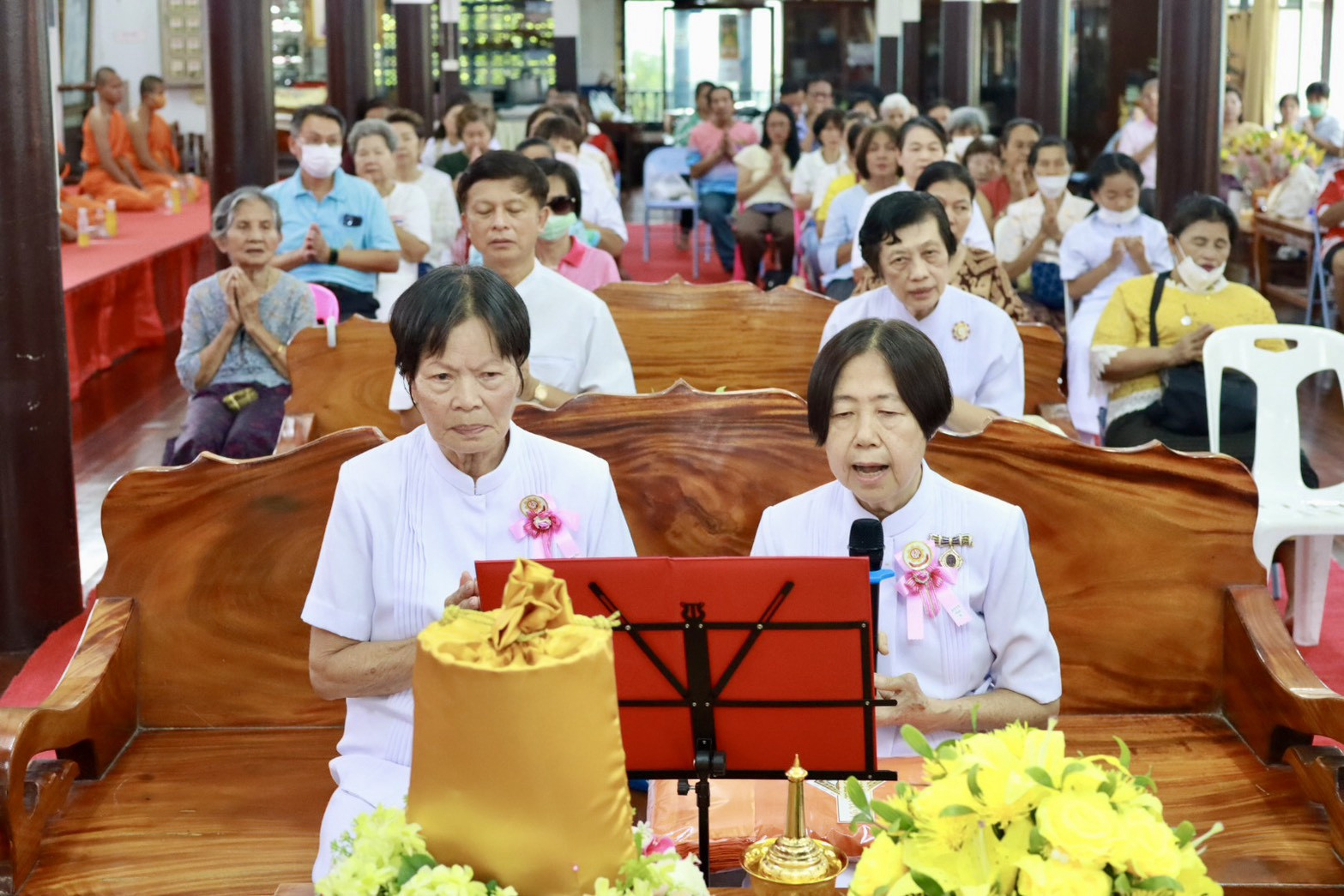 ภาพร่วมพิธีกรรมวัดสุทธาวาส