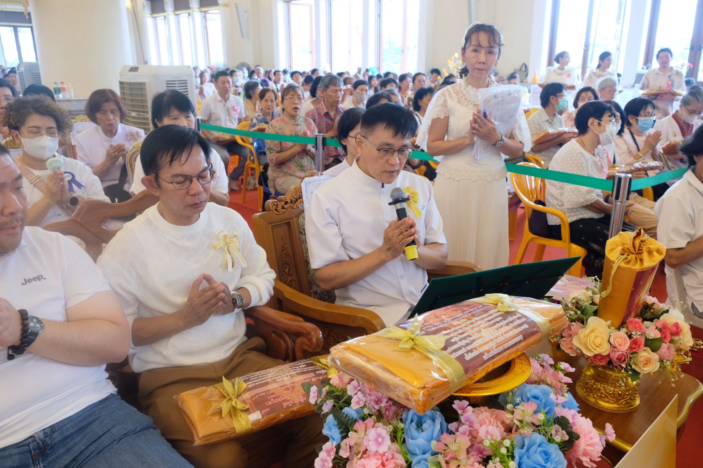 ภาพกล่าวคำถวายกฐินวัดพุทธบูชา