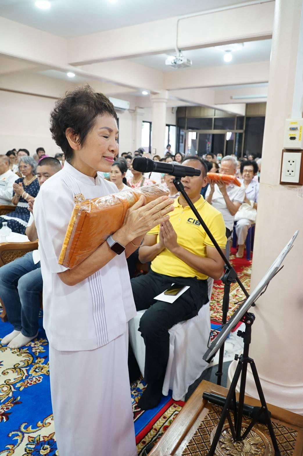 ภาพกล่าวคำถวายกฐินวัดประสาทบุญญาวาส