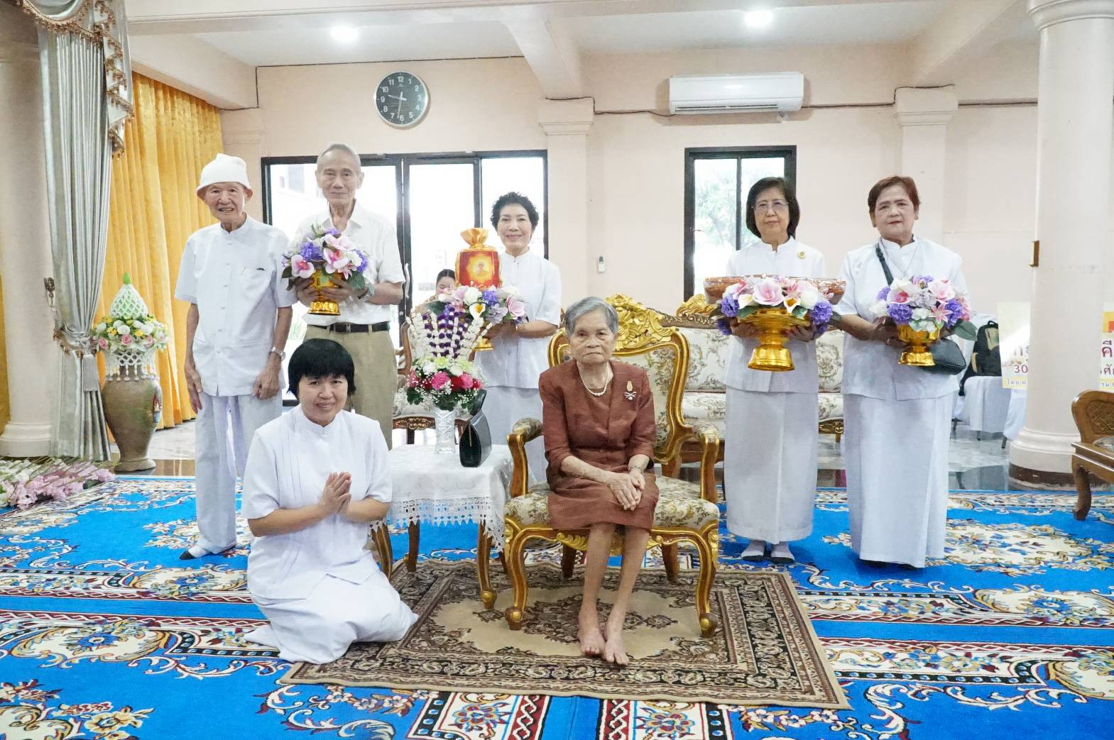 ภาพร่วมพิธีกรรมวัดประสาทบุญญาวาส