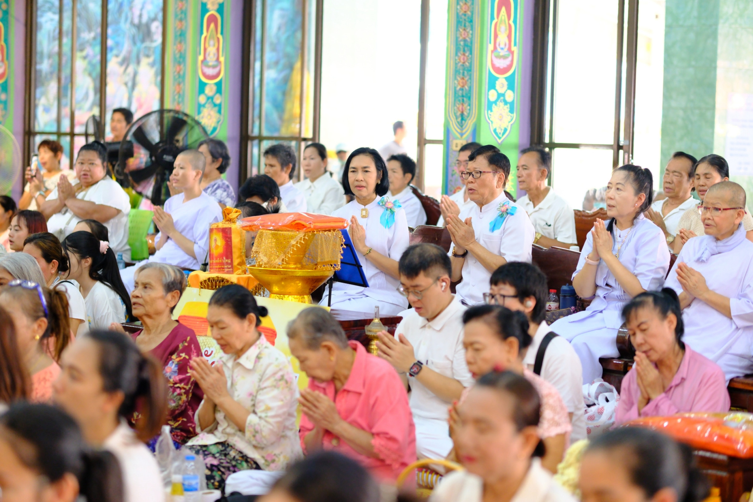 ภาพกล่าวคำถวายกฐินวัดช่องลม