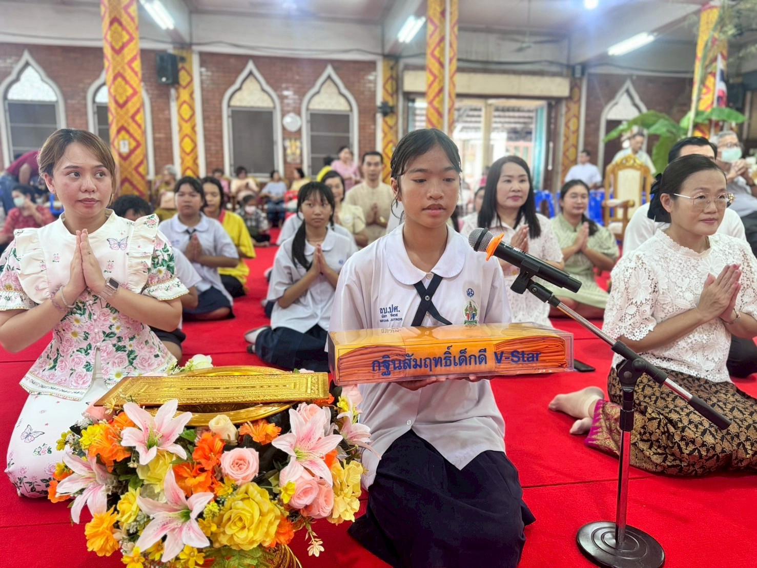 ภาพกล่าวคำถวายกฐินวัดปลูกศรัทธา