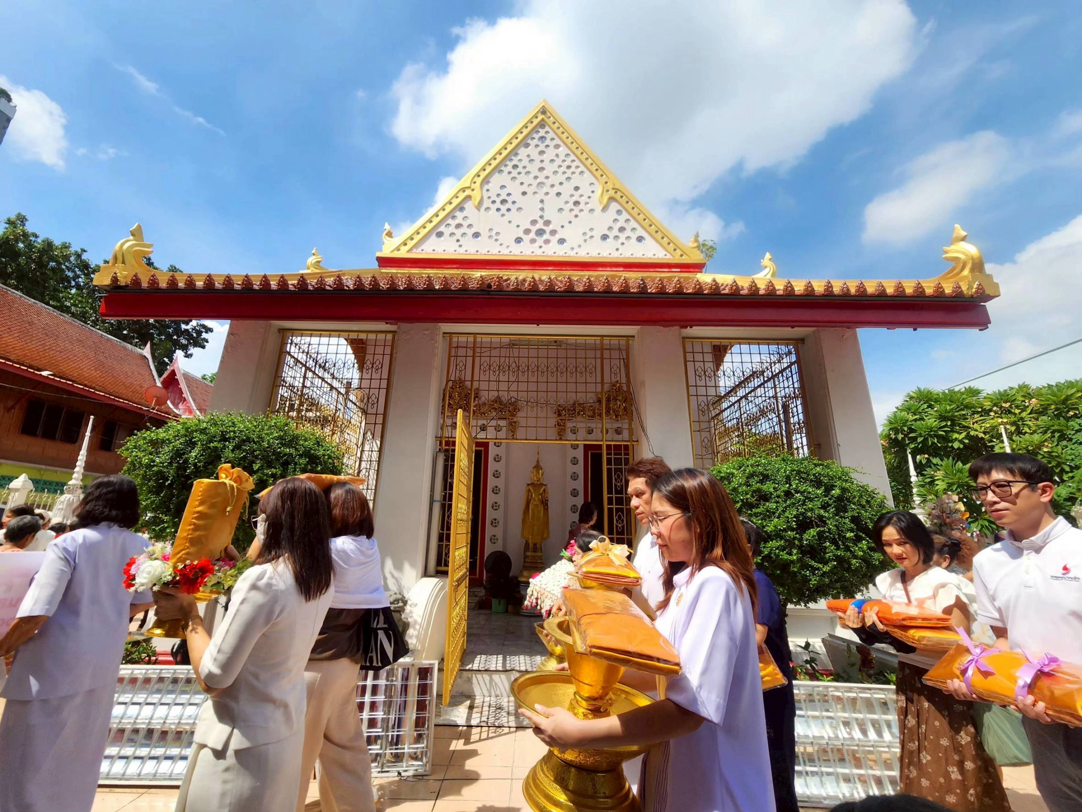 ภาพร่วมพิธีกรรมวัดกันตทาราราม