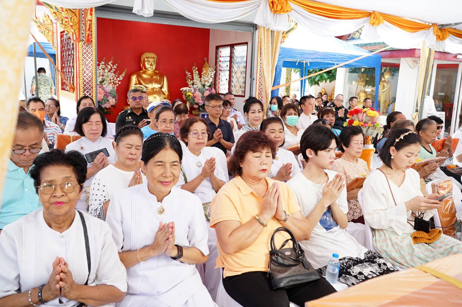 ภาพร่วมพิธีกรรมวัดจอมสุดาราม