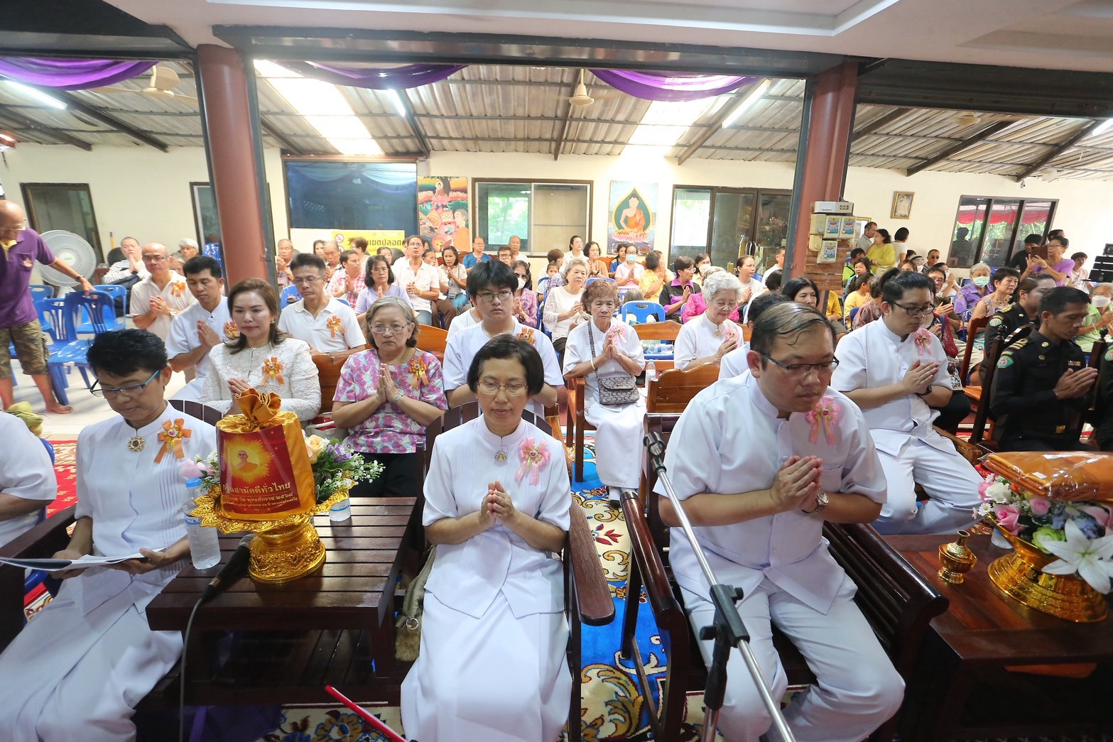 ภาพร่วมพิธีกรรมวัดสุทธิจิตตาราม