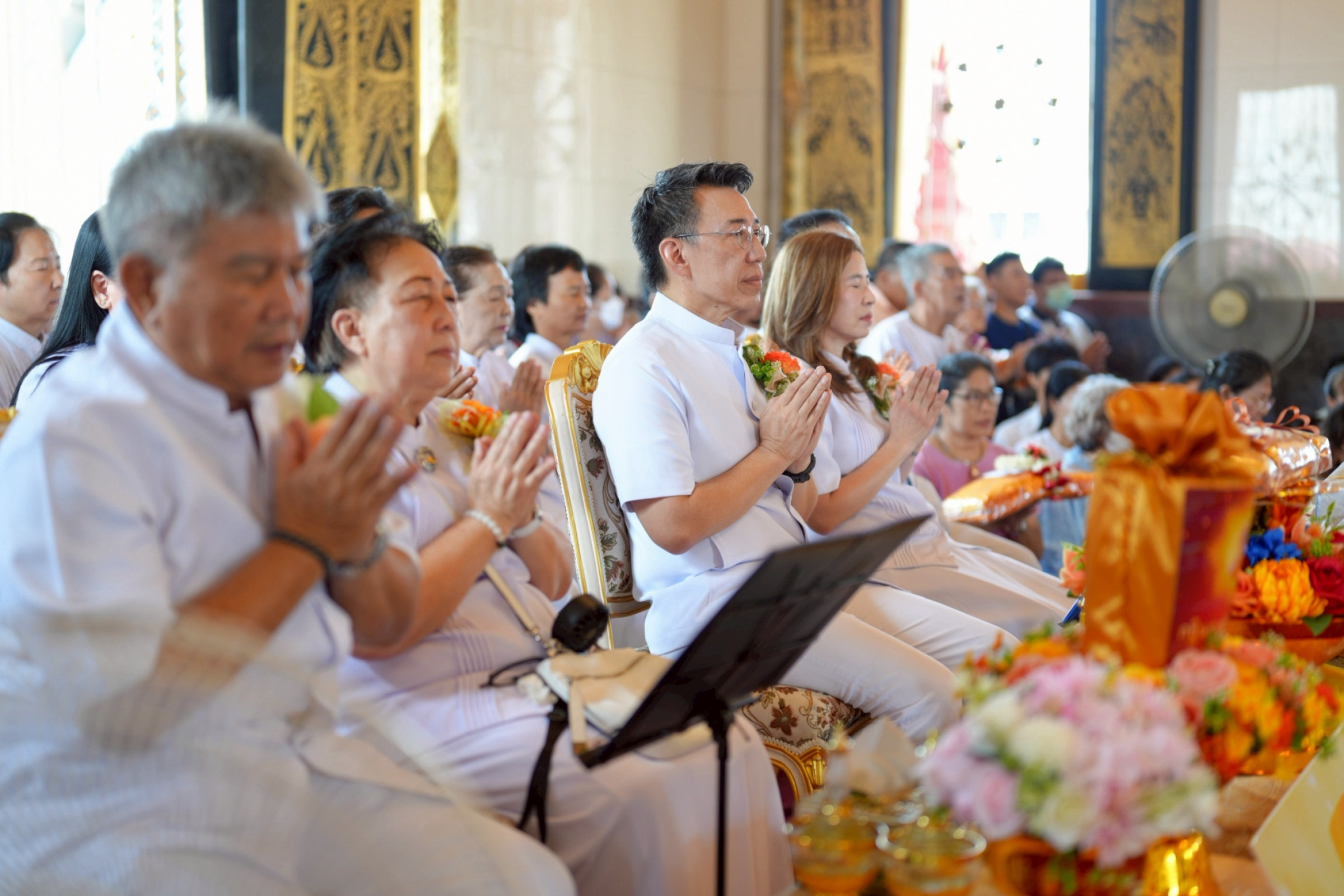 ภาพกล่าวคำถวายกฐินวัดม่วง