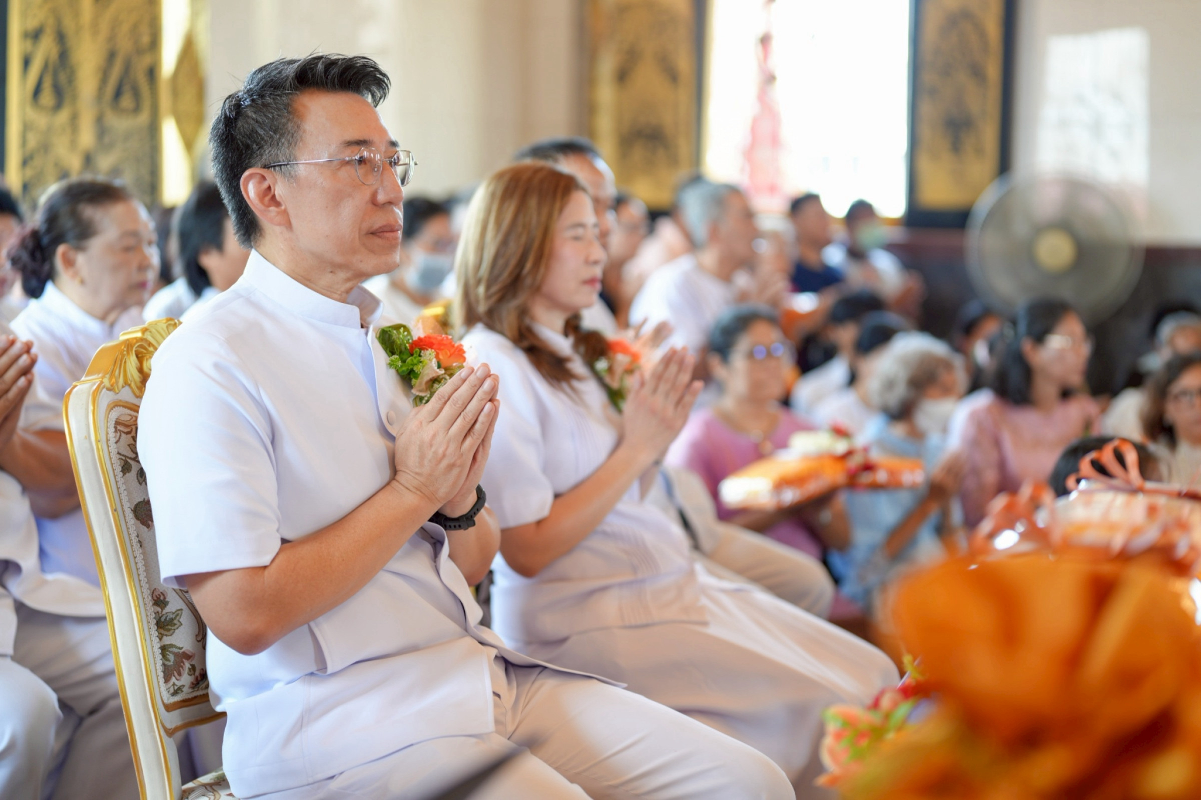 ภาพร่วมพิธีกรรมวัดม่วง