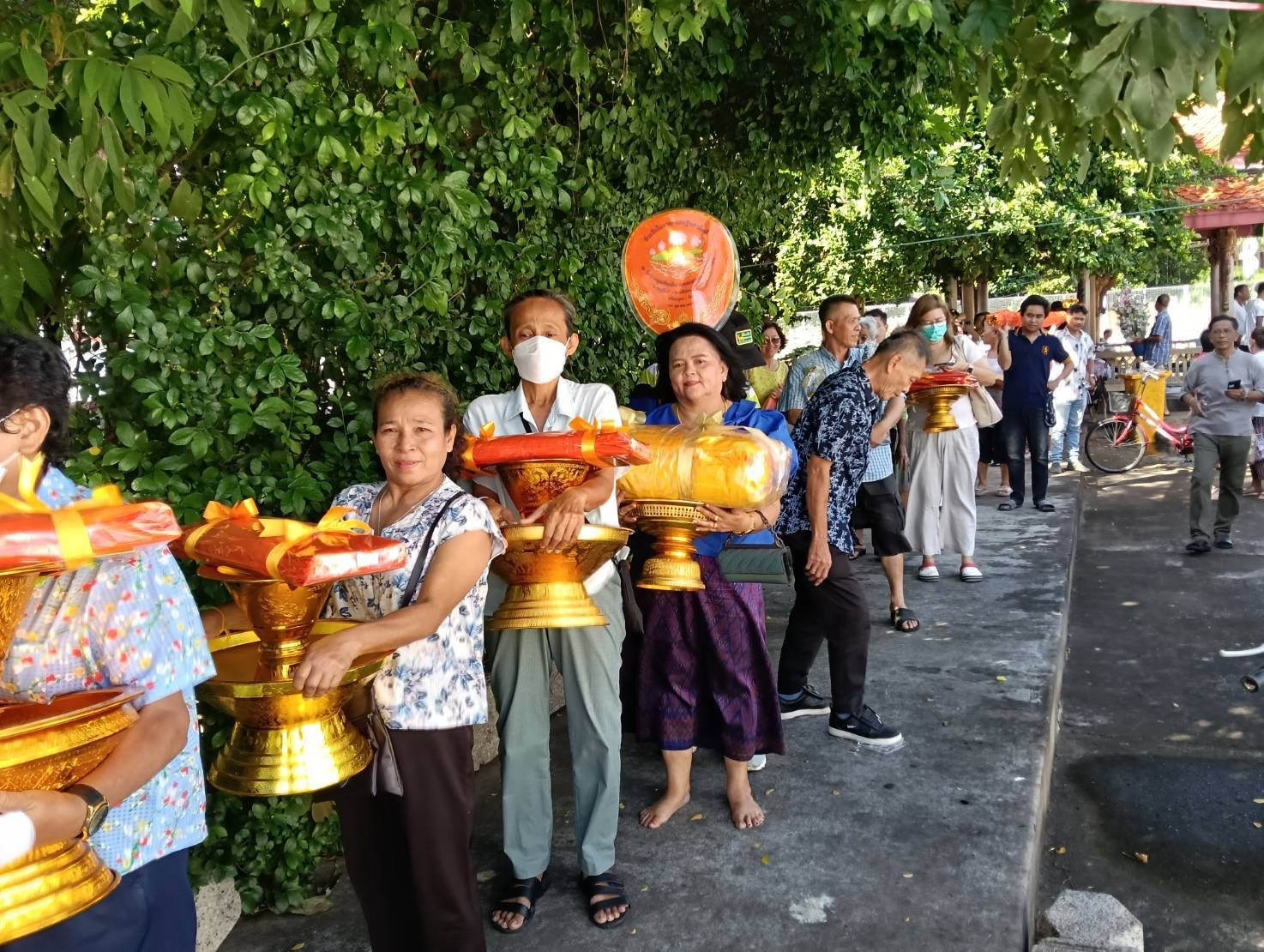 ภาพร่วมพิธีกรรมวัดบางขุนเทียนใน