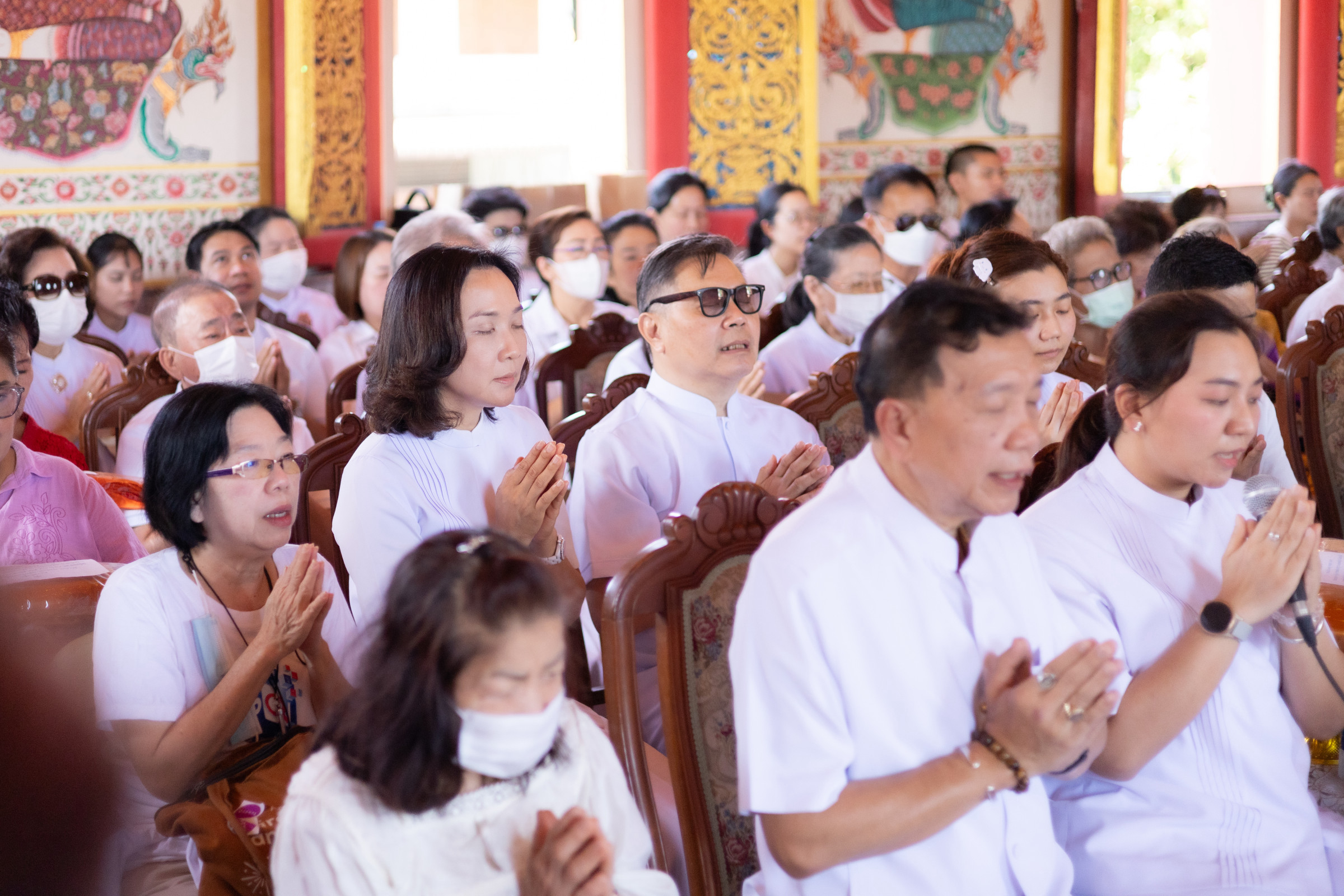 ภาพร่วมพิธีกรรมวัดภาณุรังษี