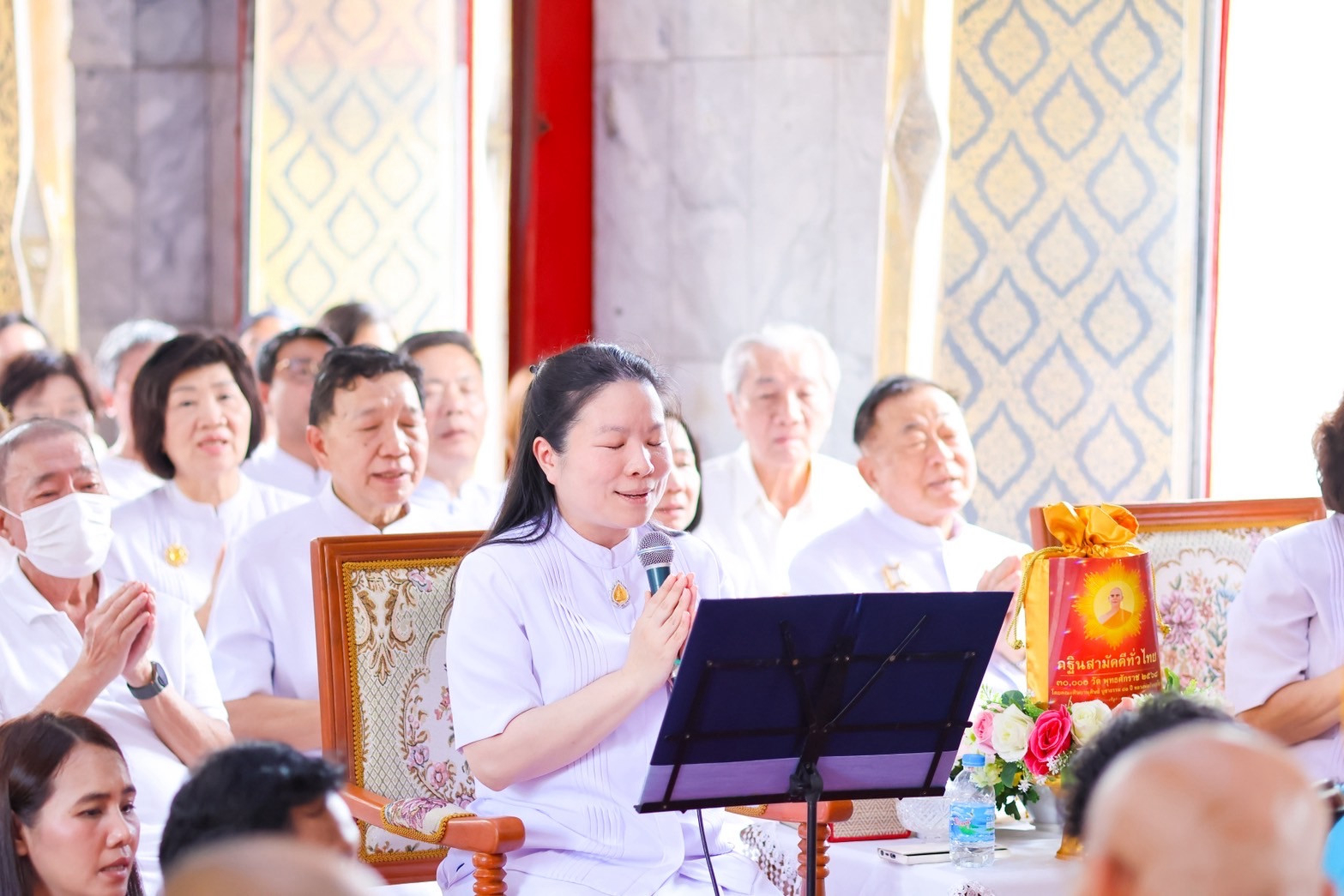 ภาพกล่าวคำถวายกฐินวัดใหม่พิเรนทร์