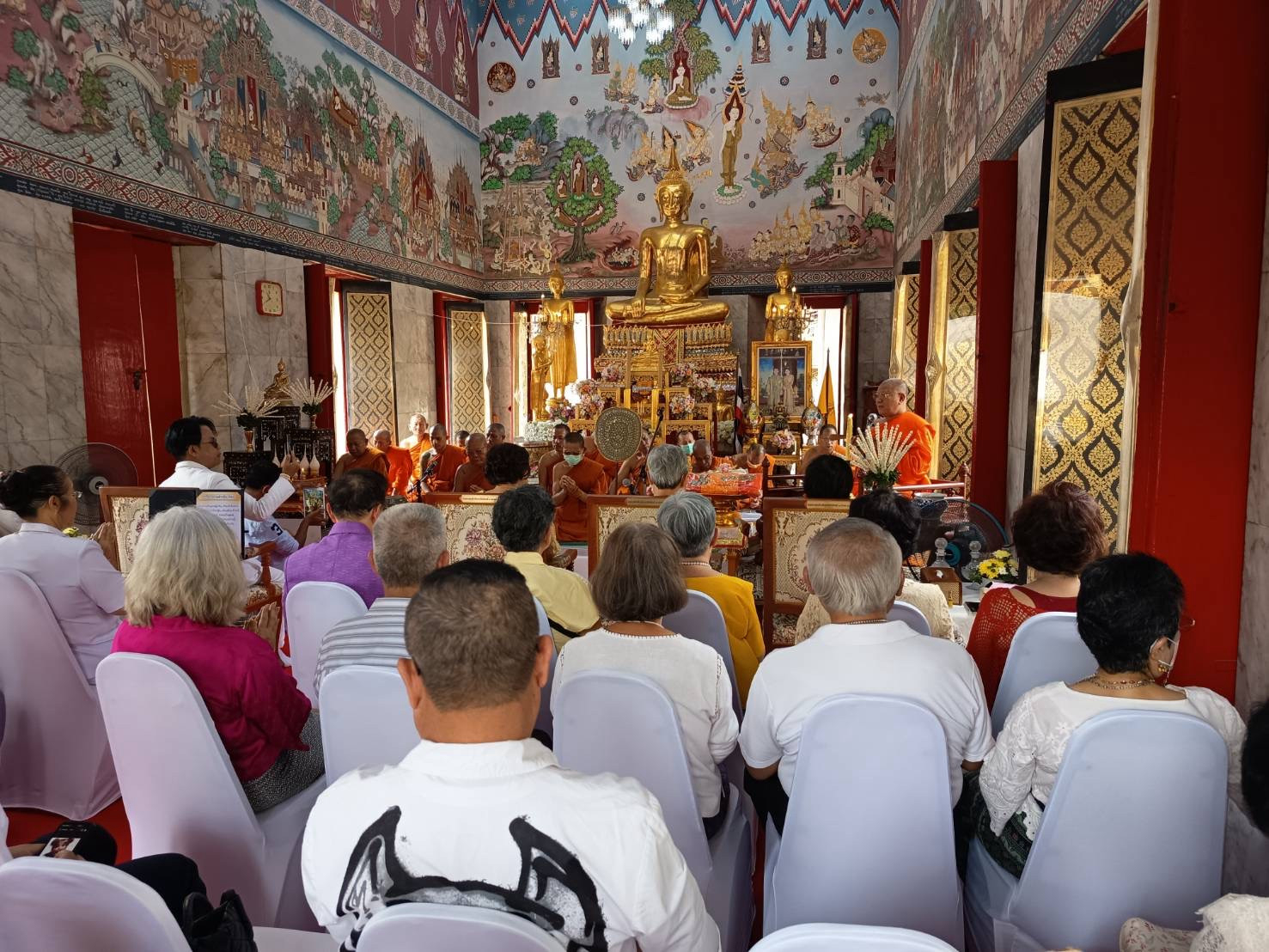 ภาพร่วมพิธีกรรมวัดใหม่พิเรนทร์