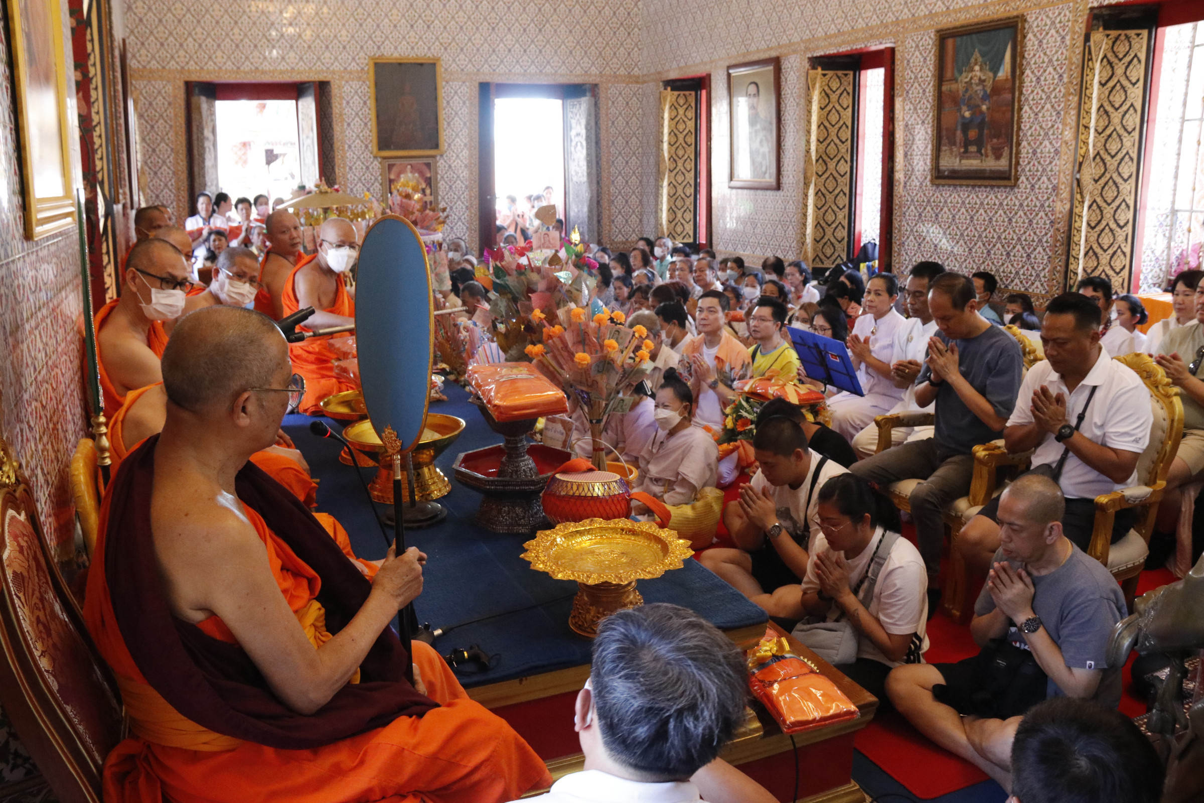 ภาพกล่าวคำถวายกฐินวัดวรามาตยภัณฑสาราราม