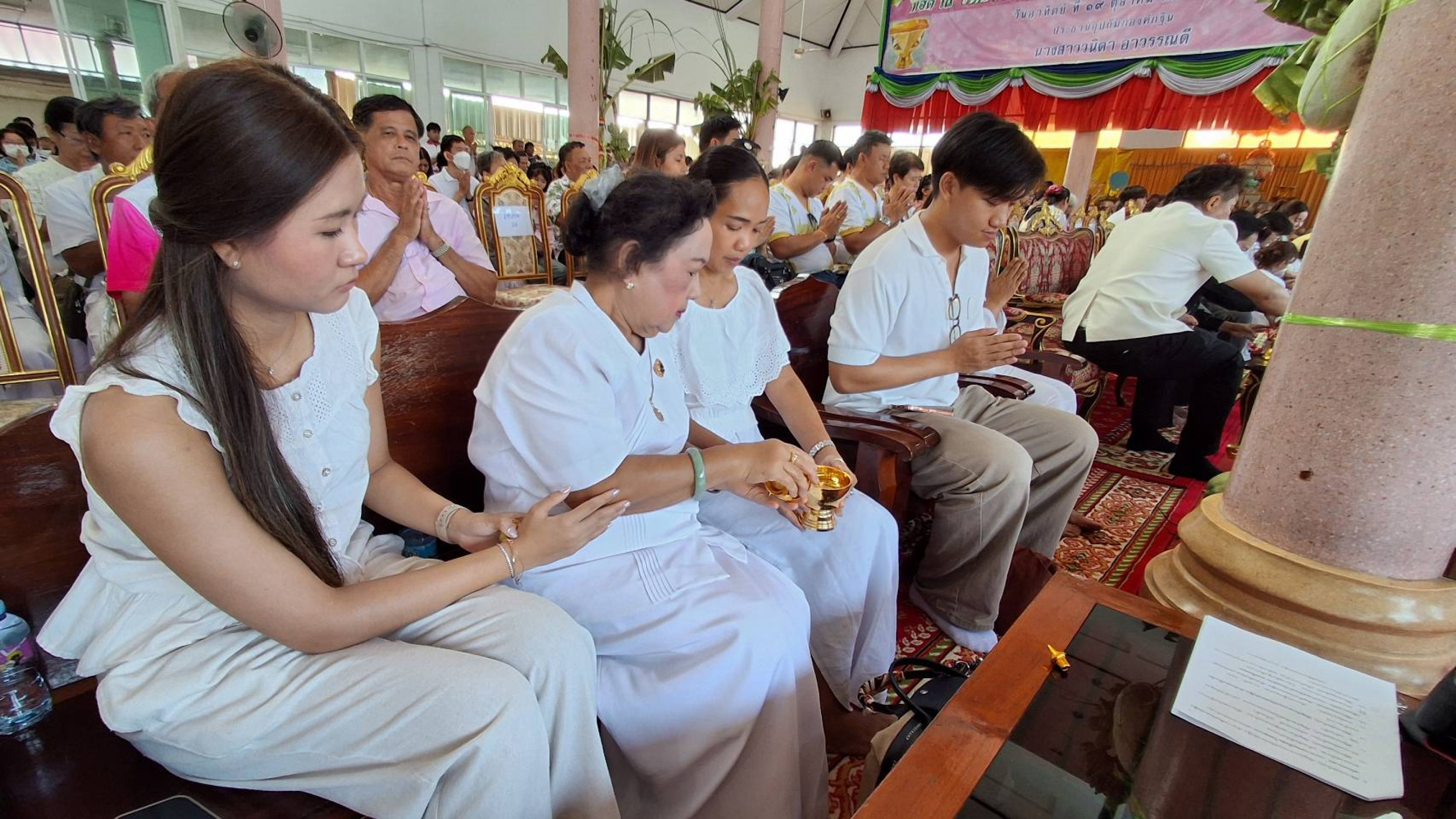 ภาพร่วมพิธีกรรมวัดบางโพโอมาวาส