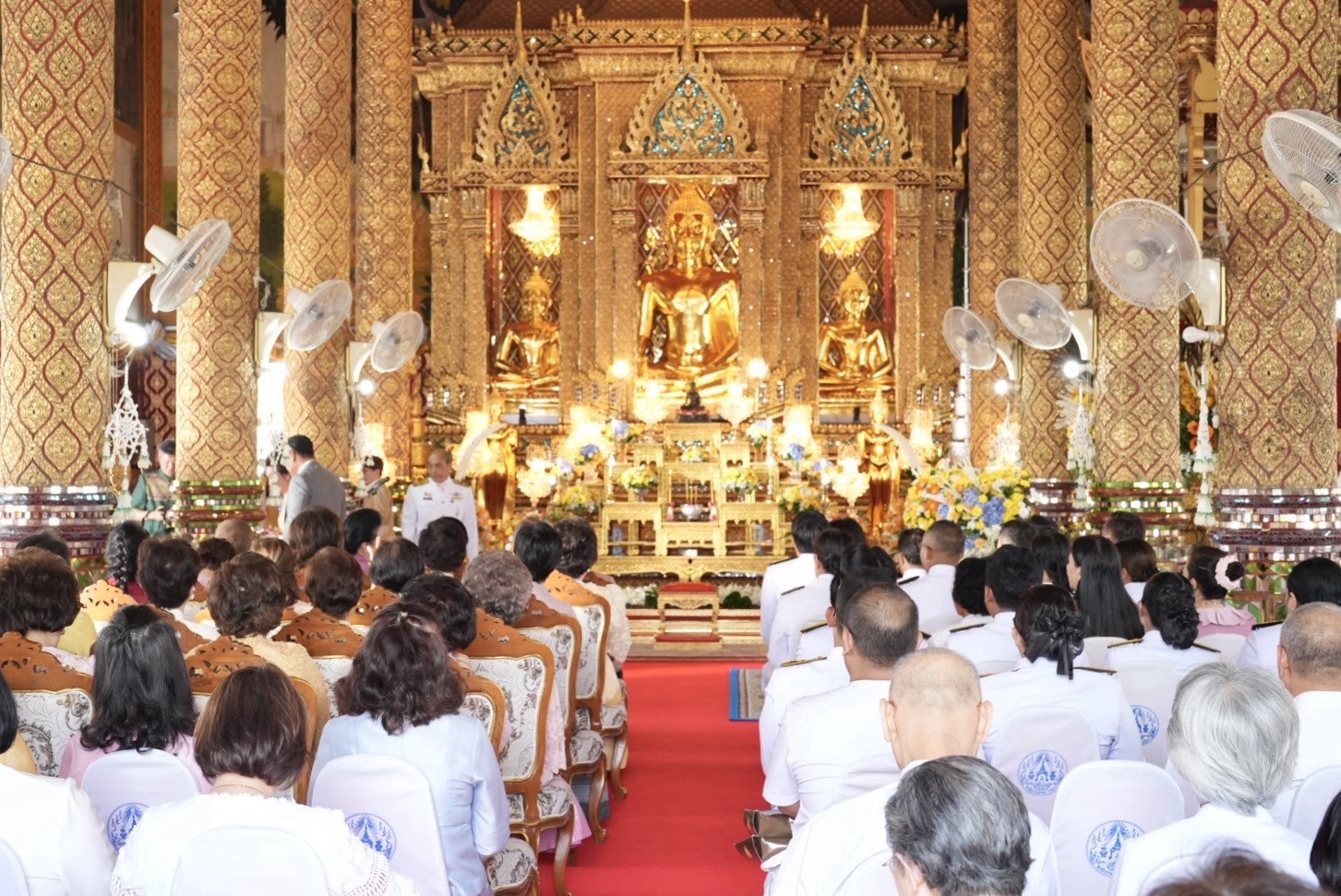 ภาพร่วมพิธีกรรมวัดวชิรธรรมสาธิต
