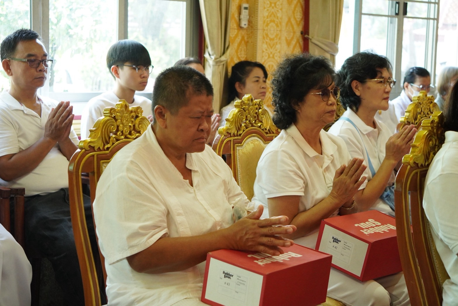 ภาพร่วมพิธีกรรมวัดฉิมทายกาวาส