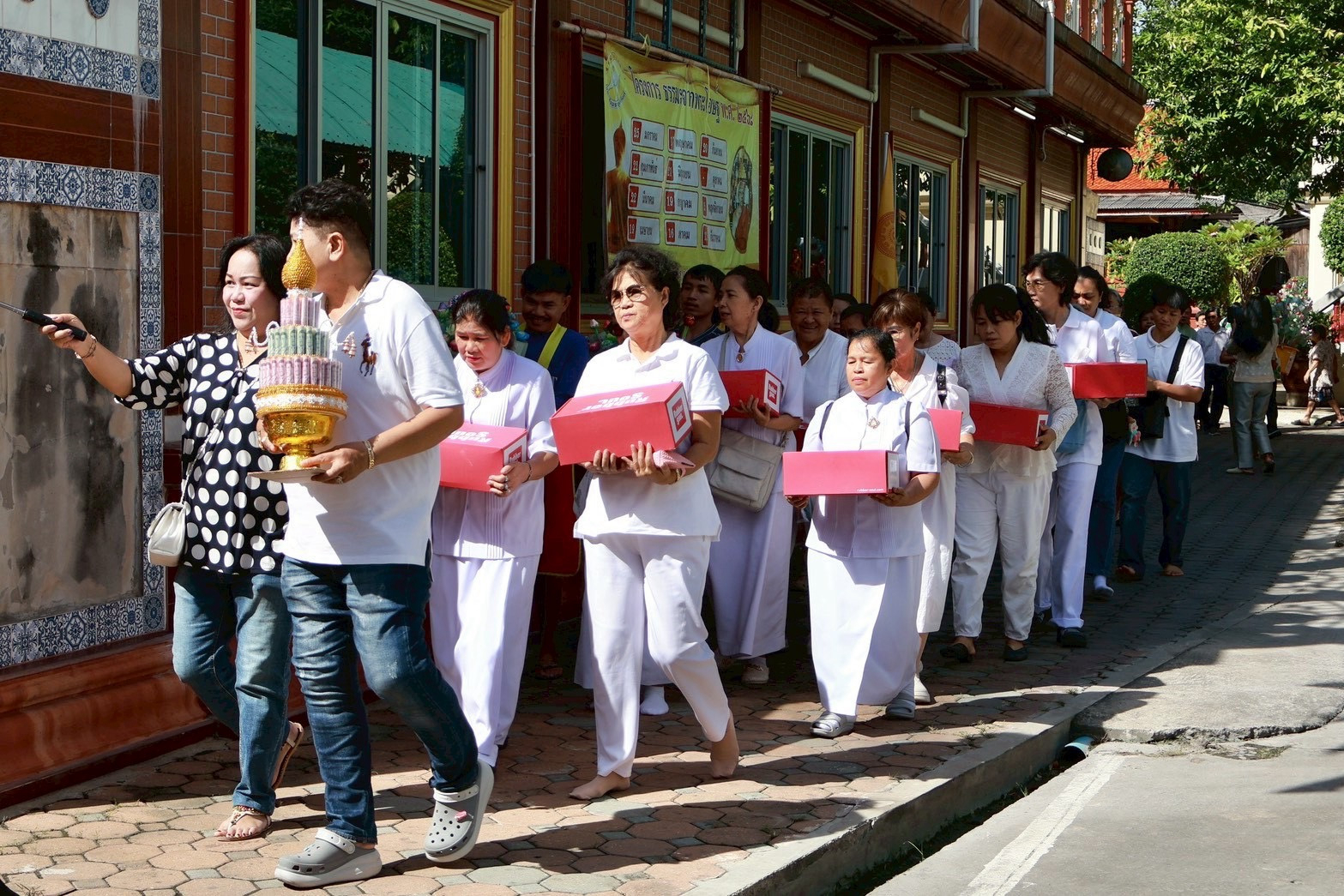 ภาพร่วมพิธีกรรมวัดฉิมทายกาวาส