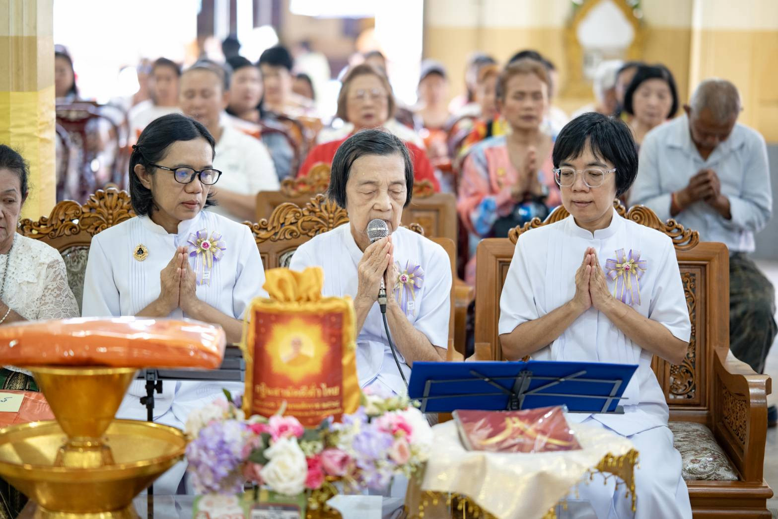 ภาพร่วมพิธีกรรมวัดรวกสุทธาราม