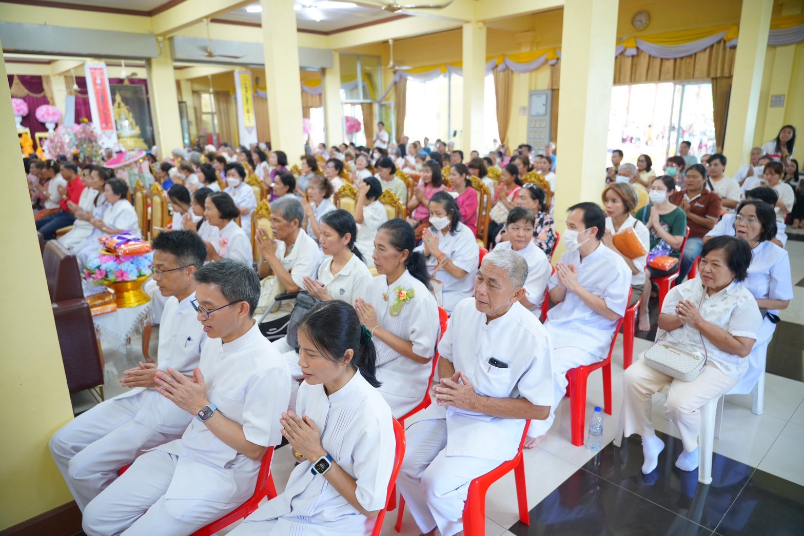 ภาพร่วมพิธีกรรมวัดกำแพง (บางแวก)