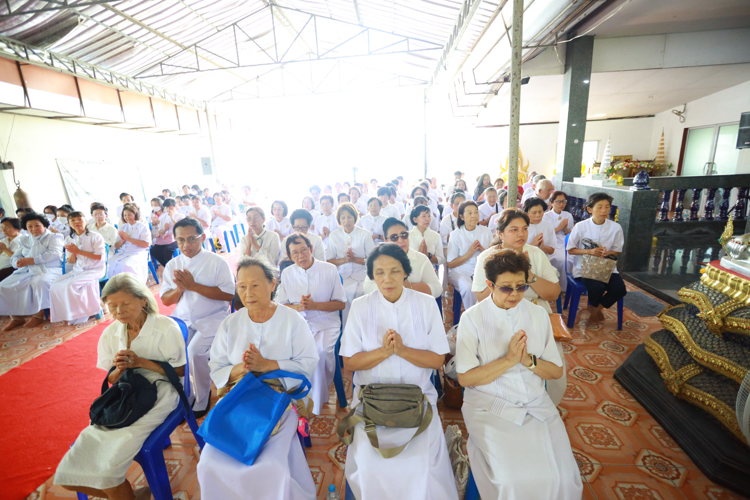 ภาพร่วมพิธีกรรมวัดพุทธญาณวิสุทธิ์