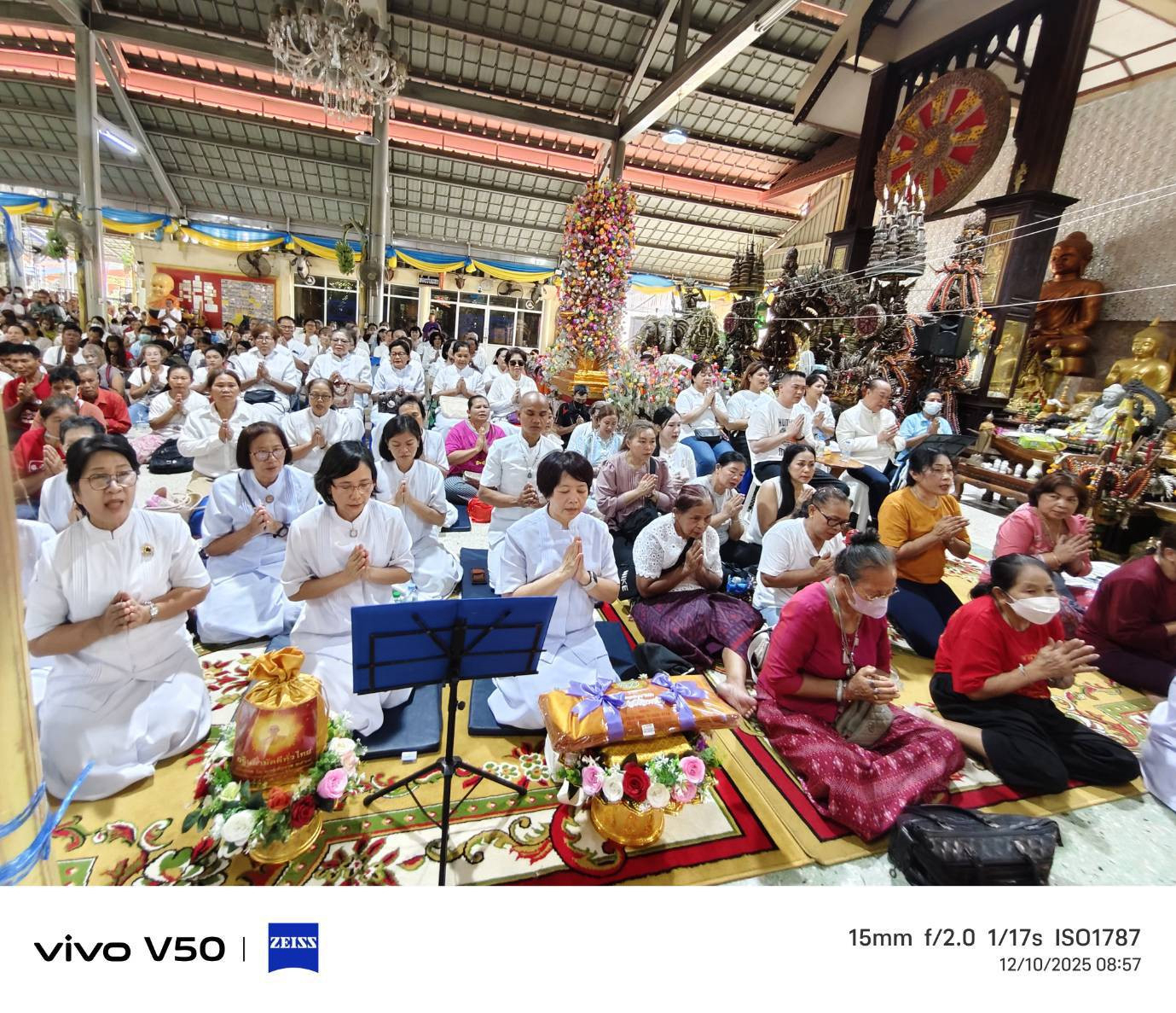 ภาพร่วมพิธีกรรมวัดโสธรนิมิตต์