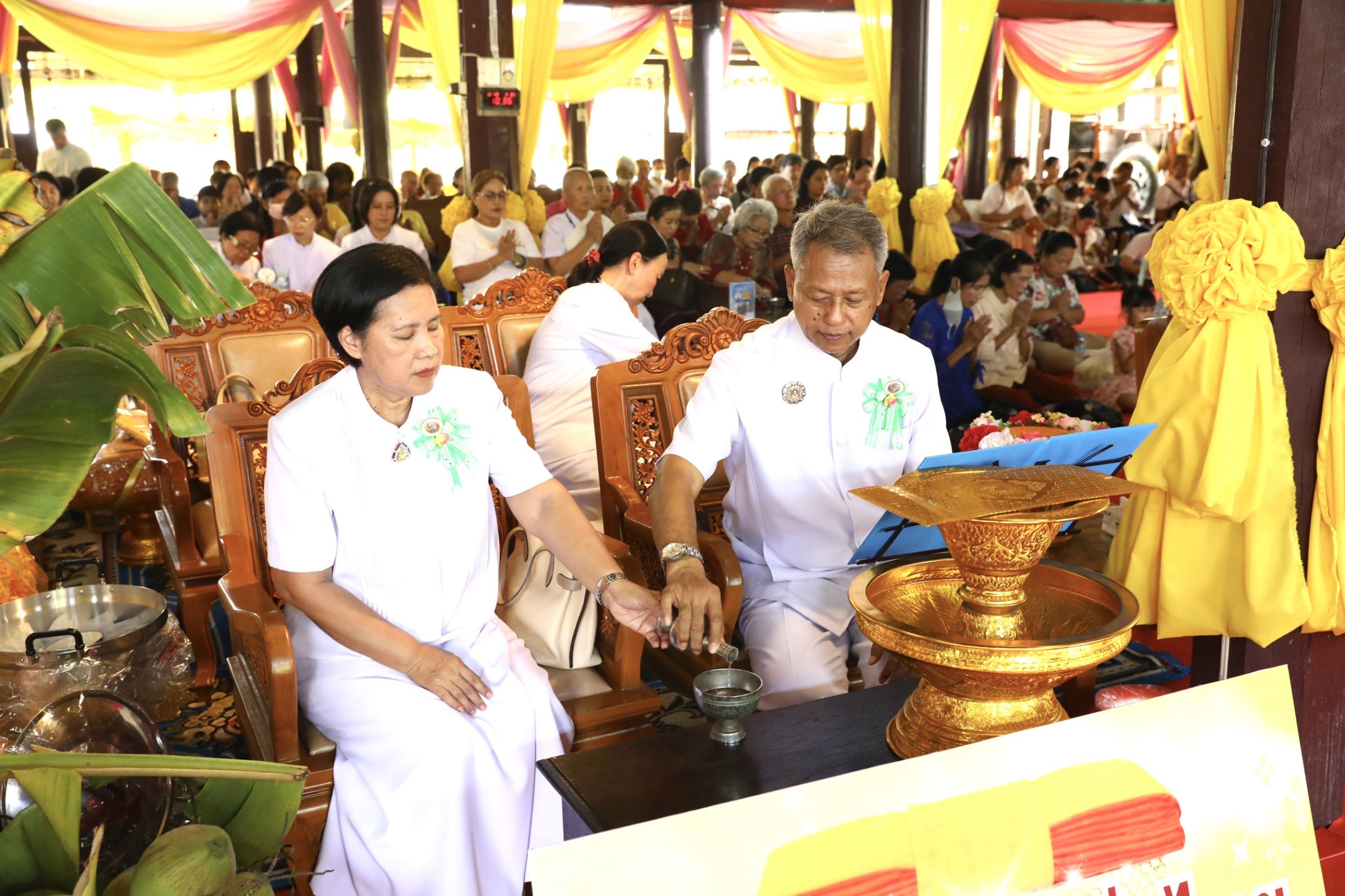 ภาพร่วมพิธีกรรมวัดบางกระเจ้ากลาง