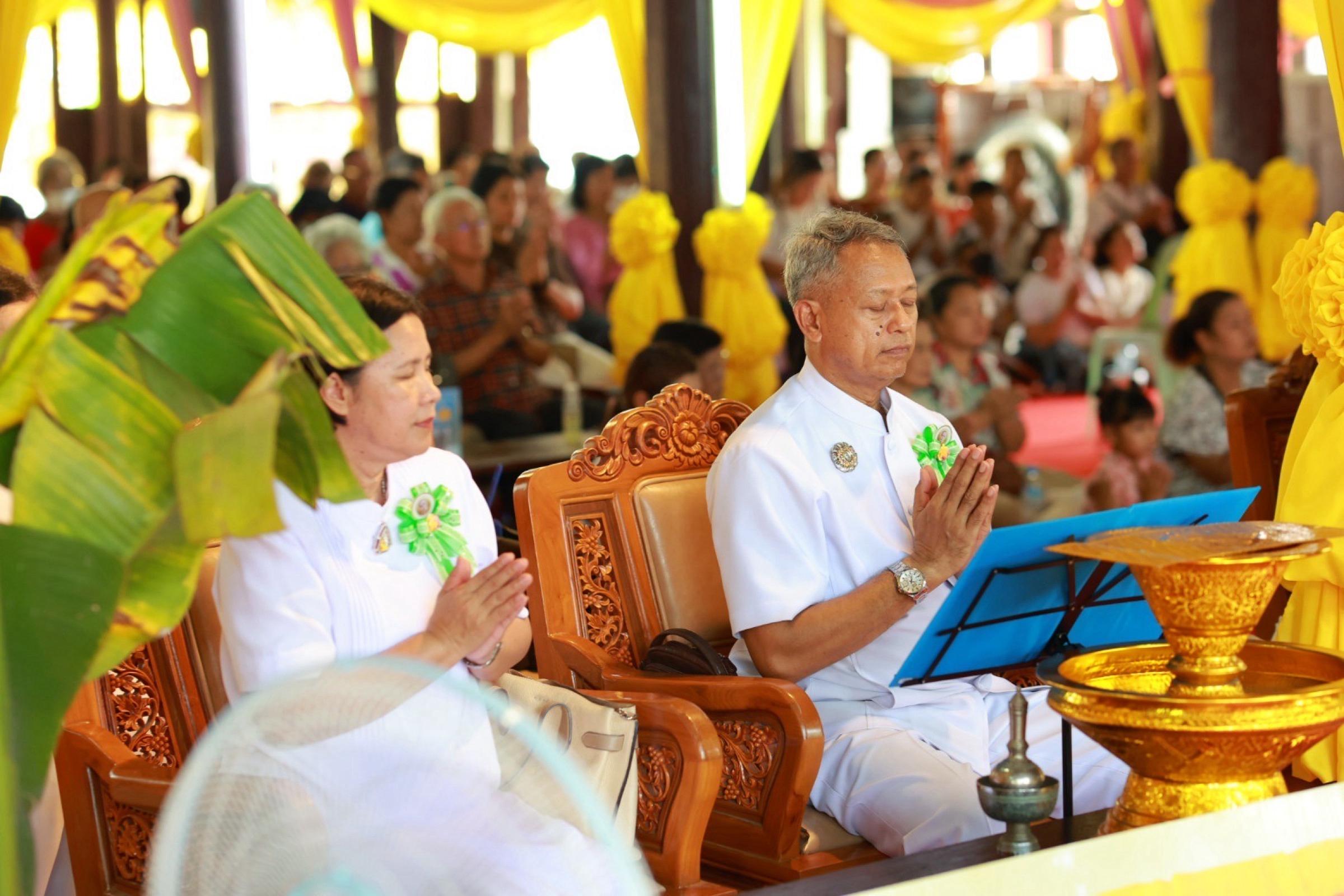 ภาพร่วมพิธีกรรมวัดบางกระเจ้ากลาง
