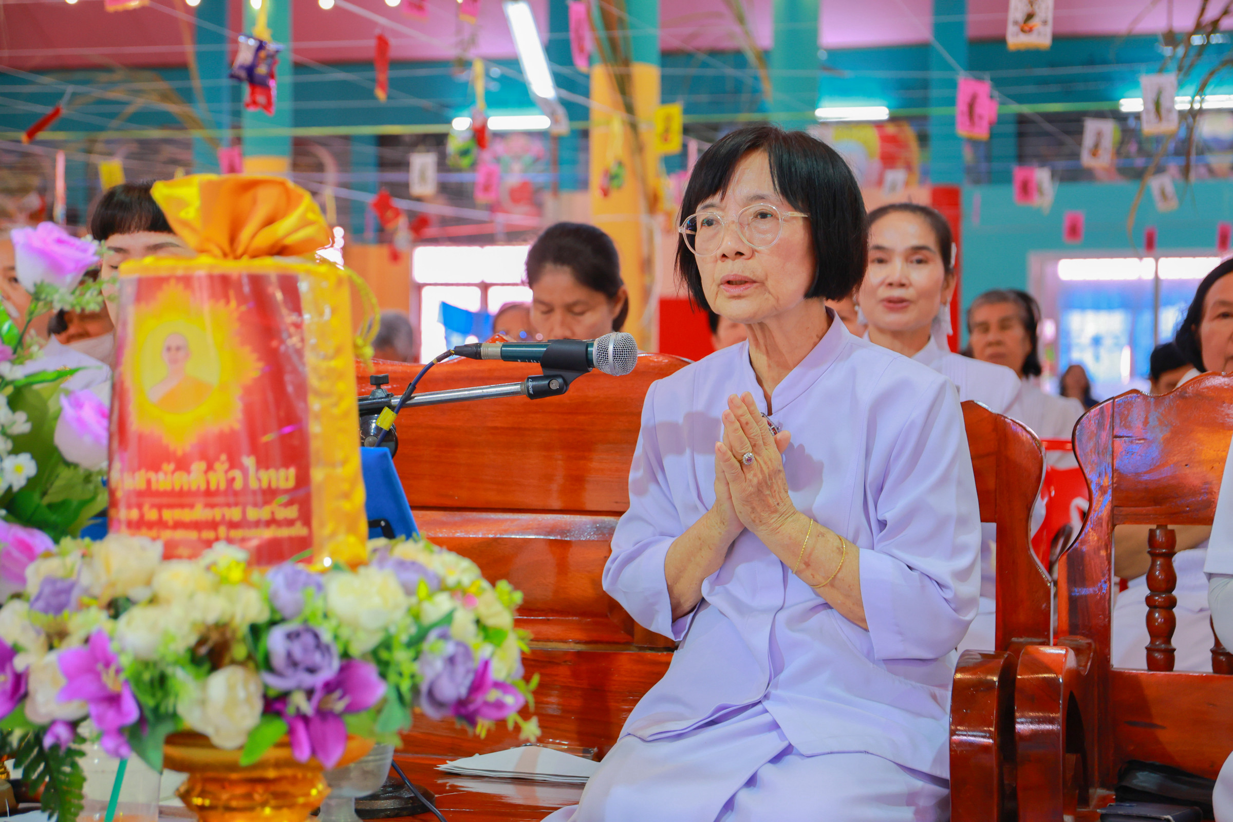 ภาพกล่าวคำถวายกฐินวัดเสาธงนอก