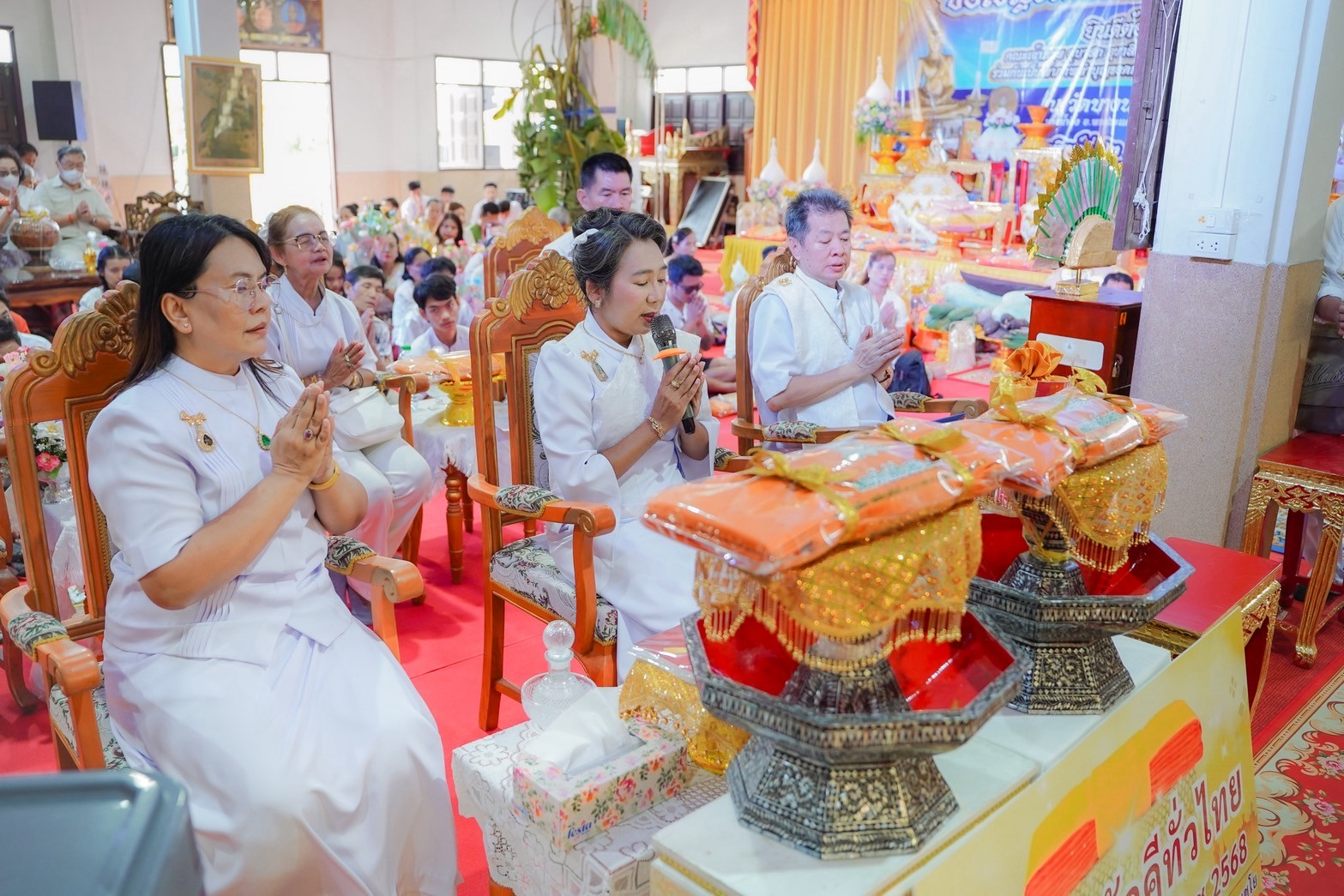 ภาพกล่าวคำถวายกฐินวัดบางน้ำผึ้งนอก