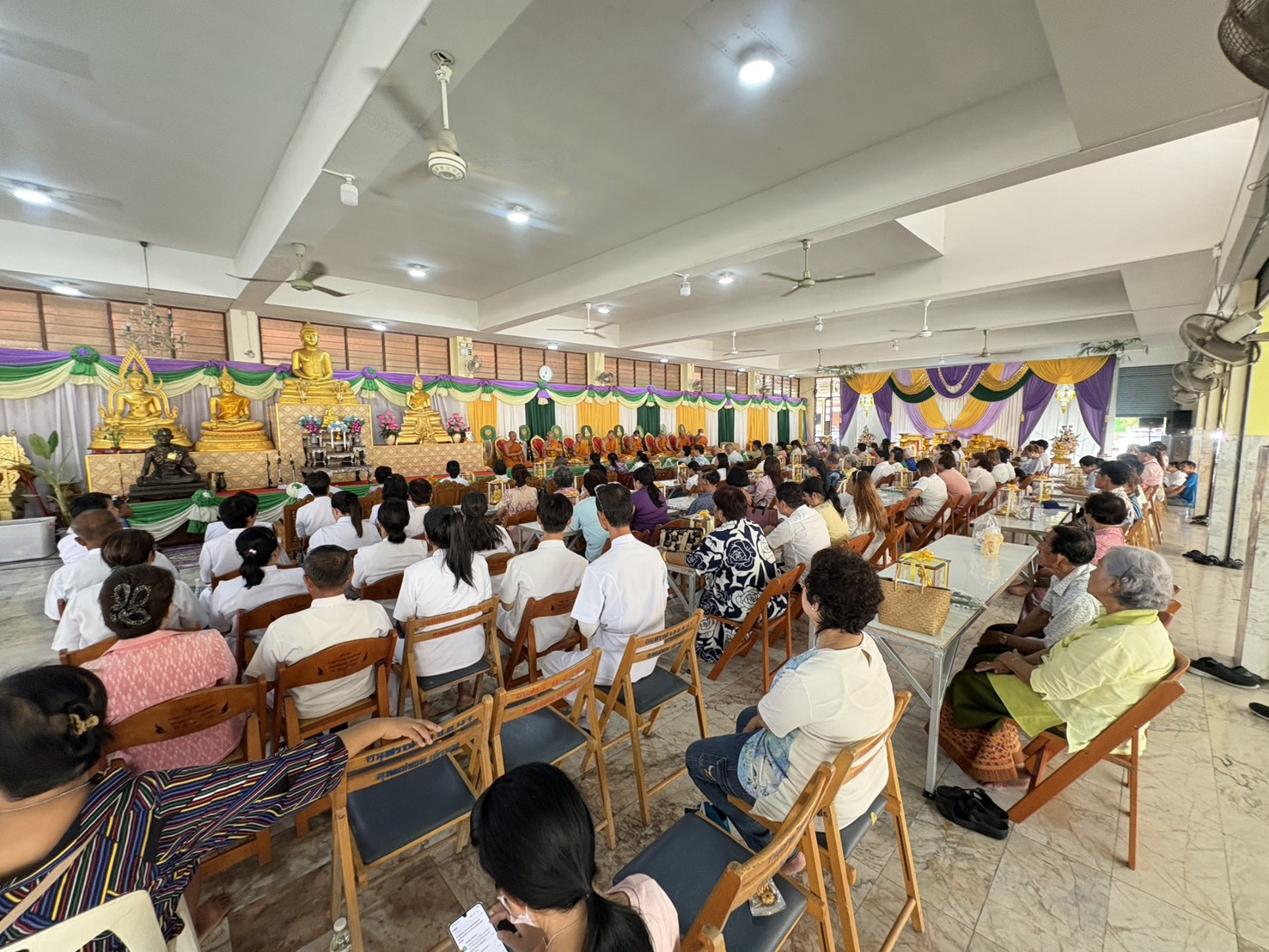ภาพร่วมพิธีกรรมวัดคลองพระราม