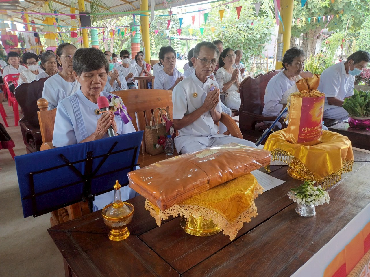 ภาพกล่าวคำถวายกฐินวัดบ้านป่าชาด