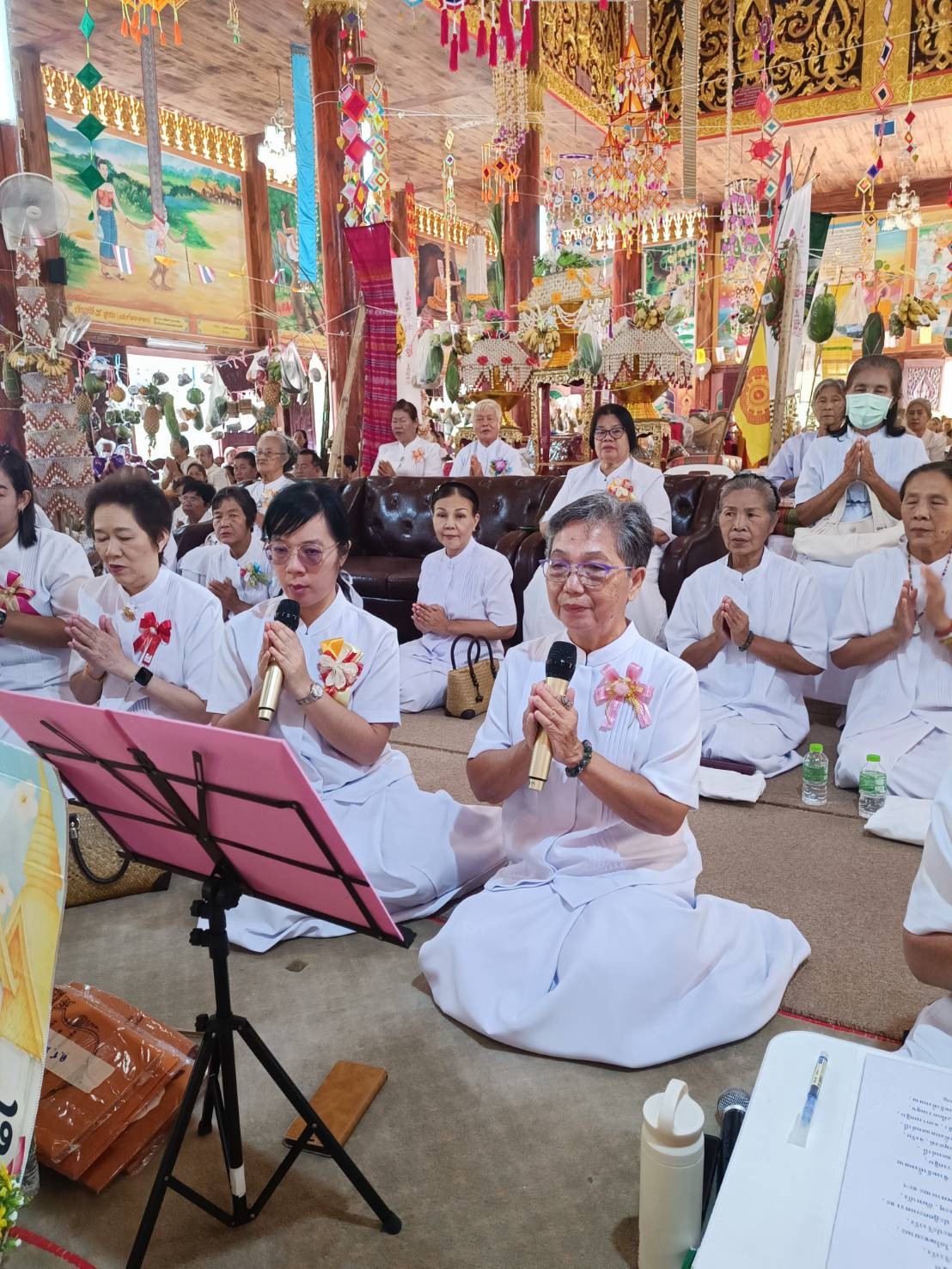 ภาพกล่าวคำถวายกฐินวัดหนองปลาปาก