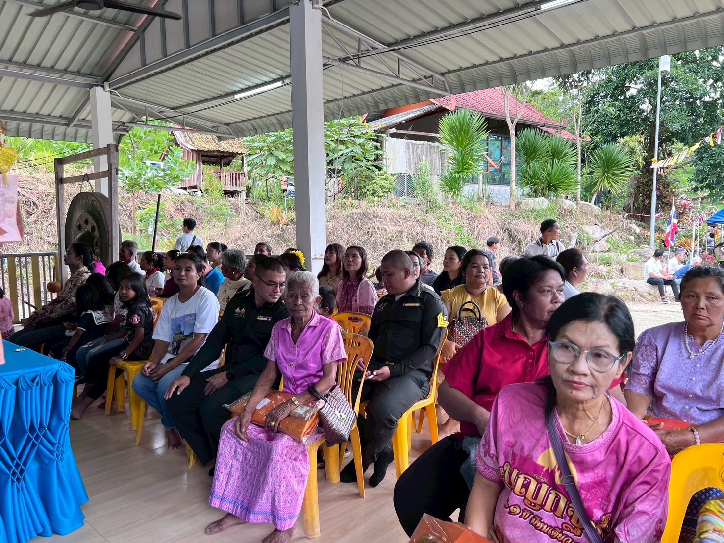 ภาพร่วมพิธีกรรมวัดไทยพัฒนาราม