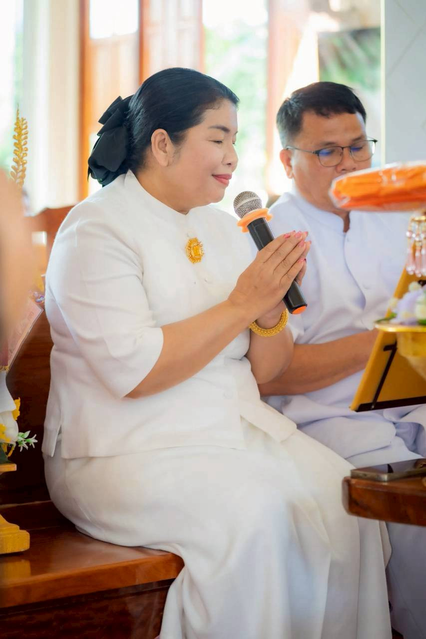 ภาพกล่าวคำถวายกฐินวัดหนองไห