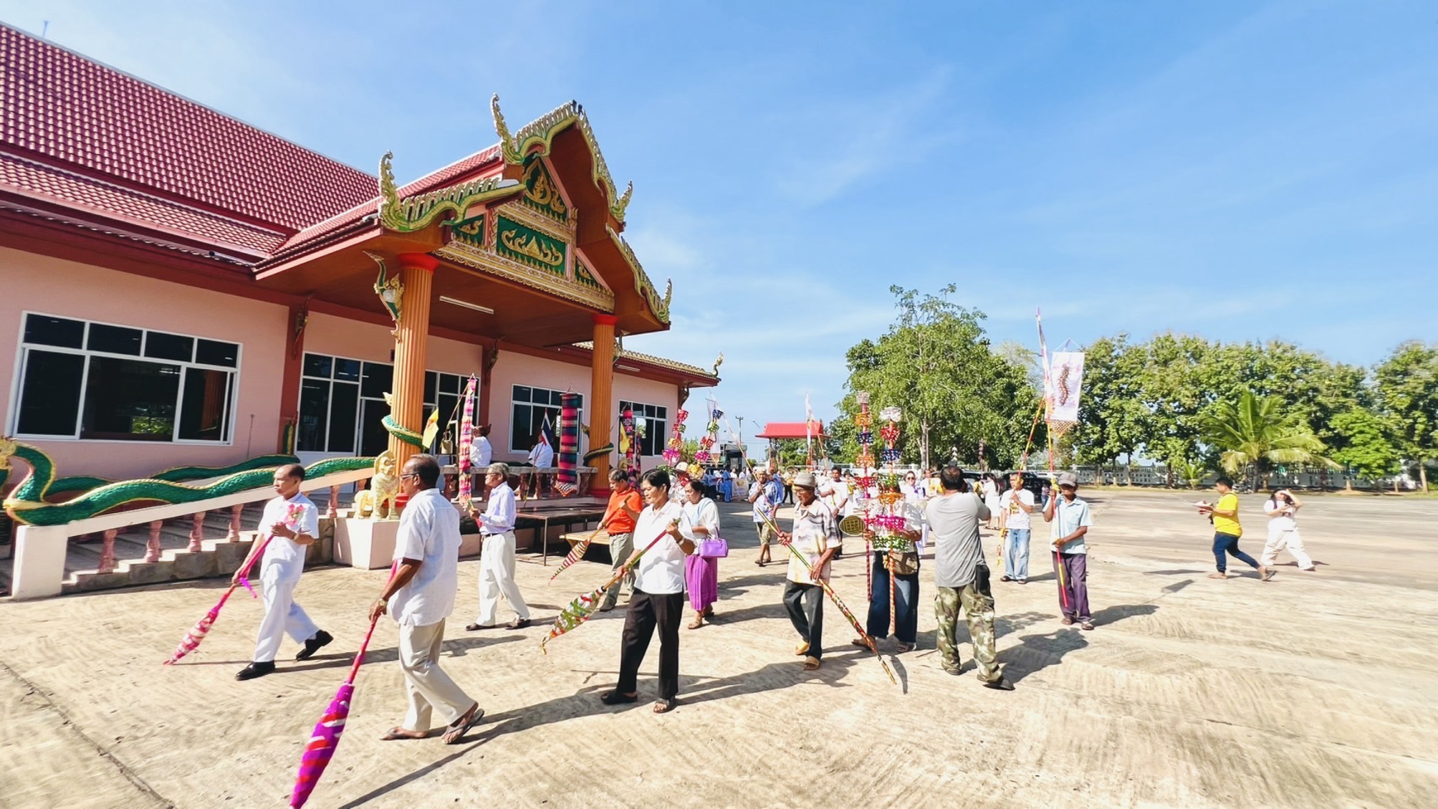 ภาพร่วมพิธีกรรมวัดเทพากร