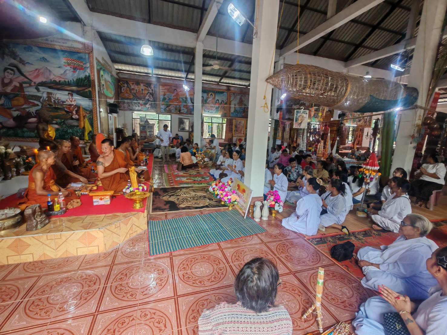 ภาพร่วมพิธีกรรมวัดบ้านนาทราย