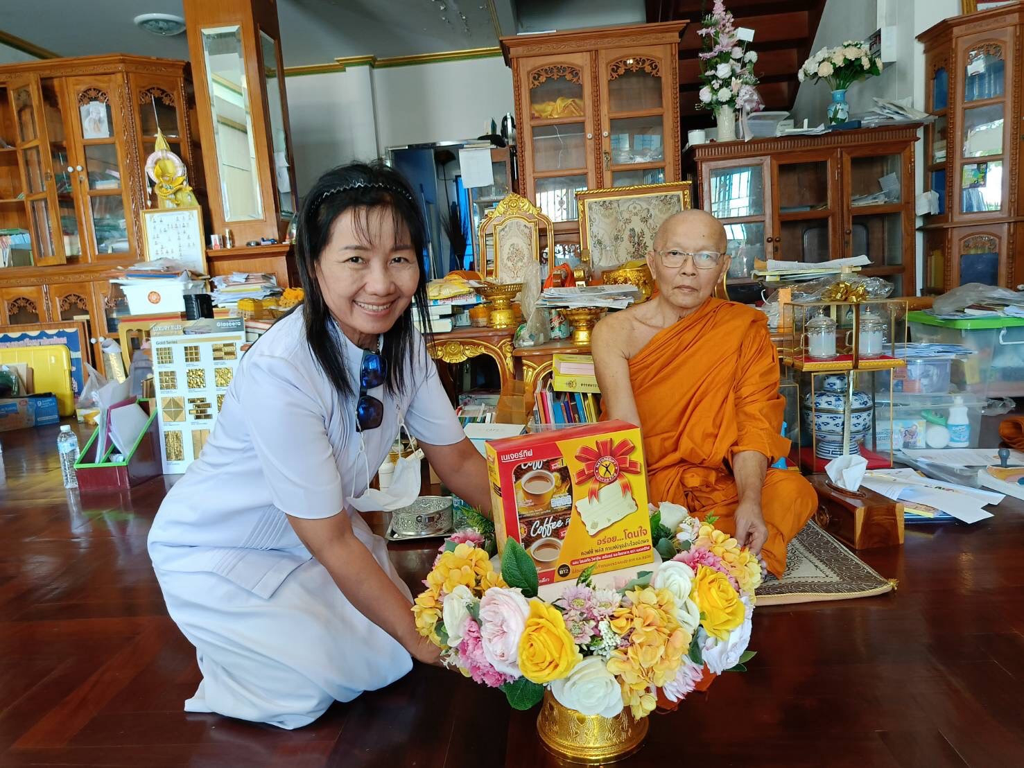 ภาพกล่าวคำถวายกฐินวัดป่าโมกวรวิหาร